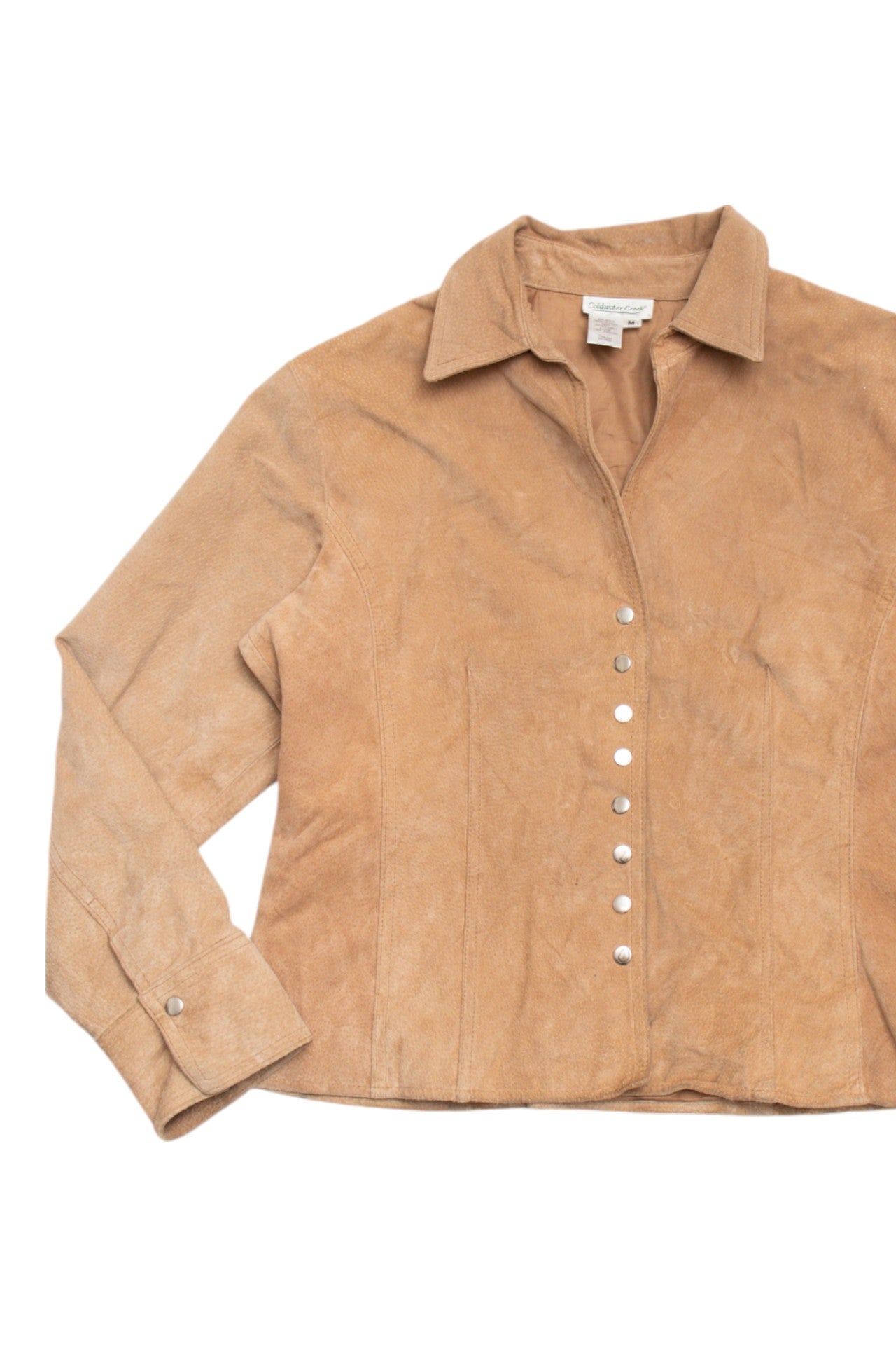 #148 Authentic leather buttoned brown jacket | c. 158 | side 10