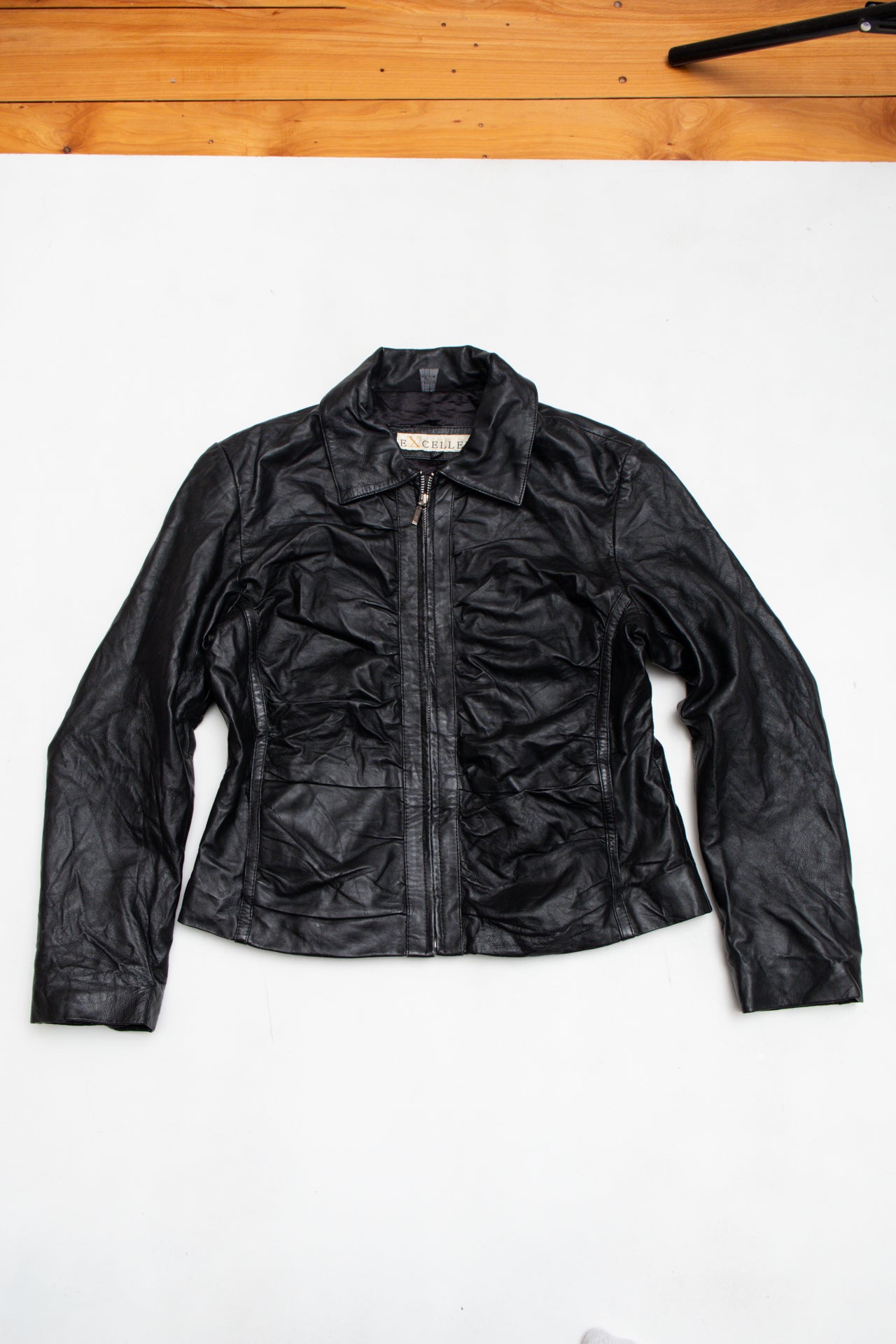 #161 Excelled Cuir *leather jacket | c. 158 | size 10