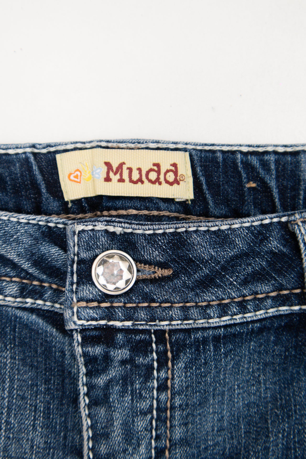 #170 Mudd embroidered rhinestoned jeans | c. 158 | size 10