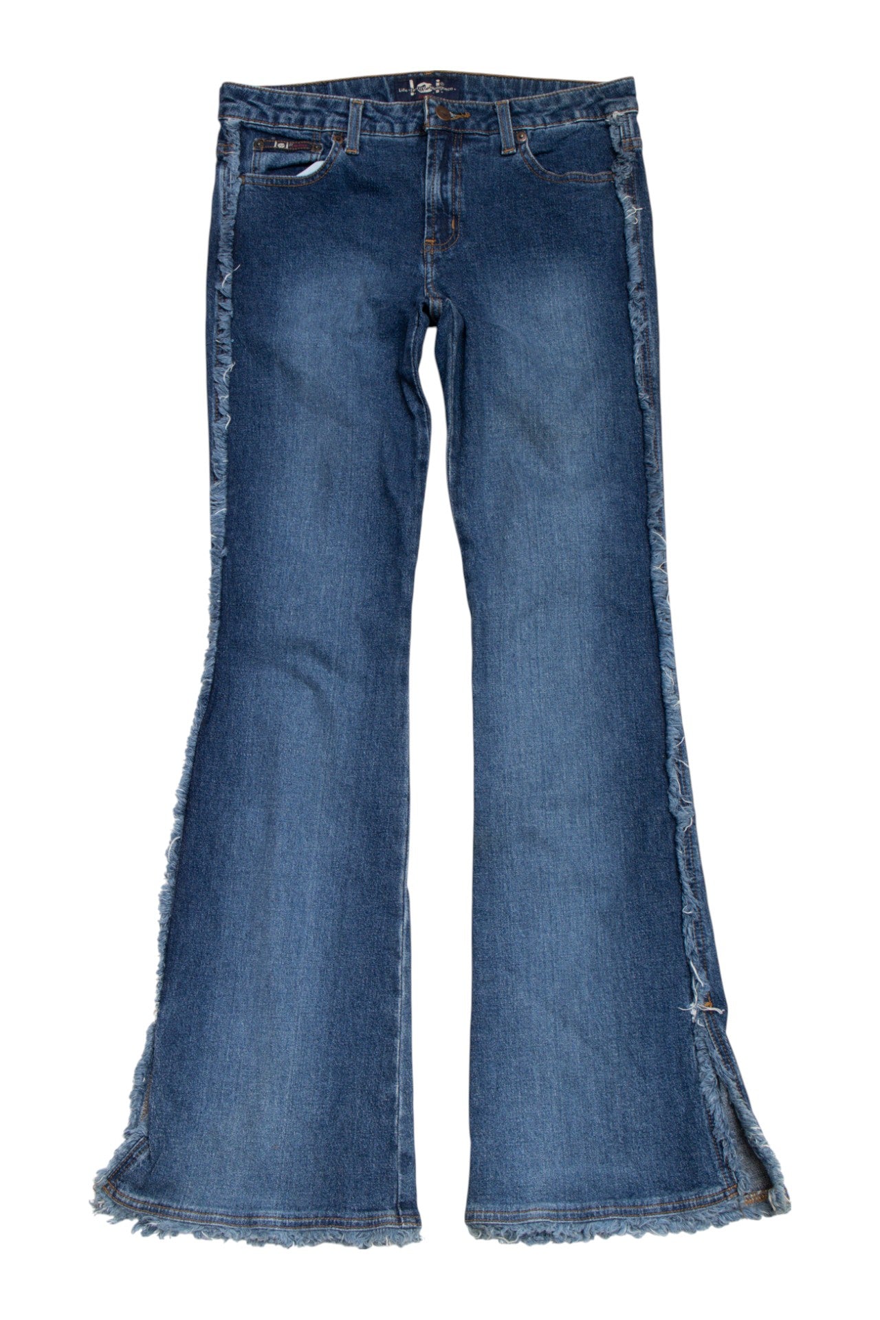 #174 Lei Distressed sides flare jeans | c. 158 | size 8