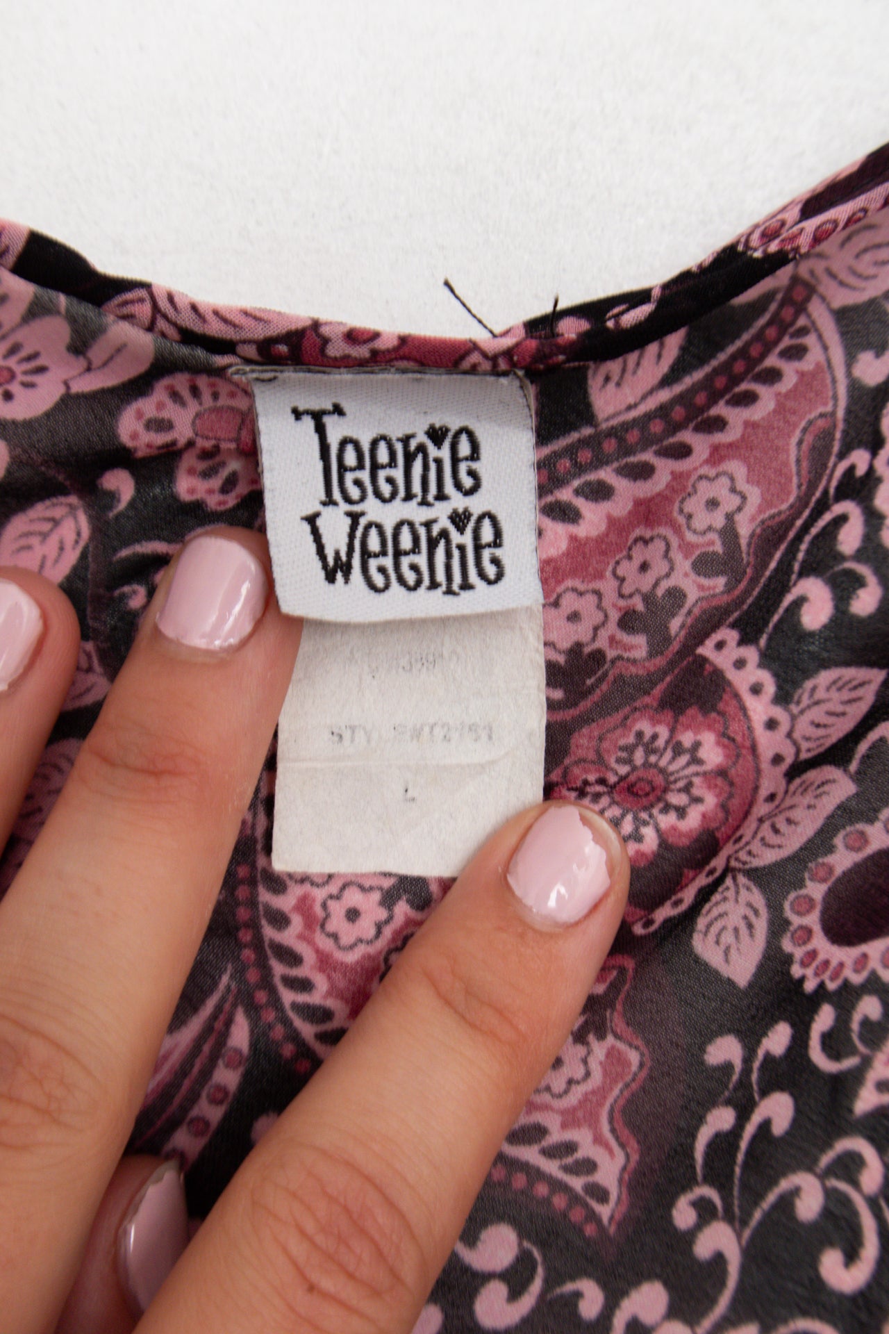 #73 USA Sheer pattern 3/4 sleeve | Size 12 | C. 152