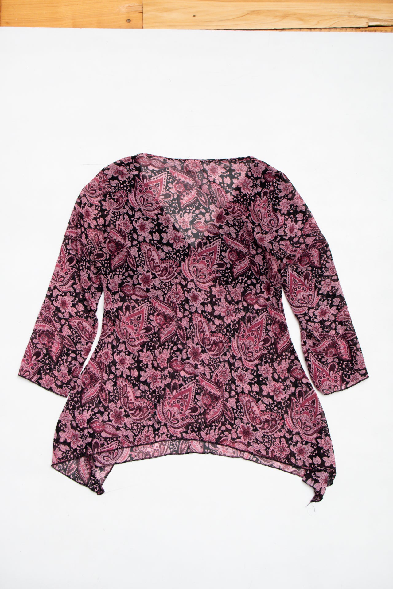 #73 USA Sheer pattern 3/4 sleeve | Size 12 | C. 152