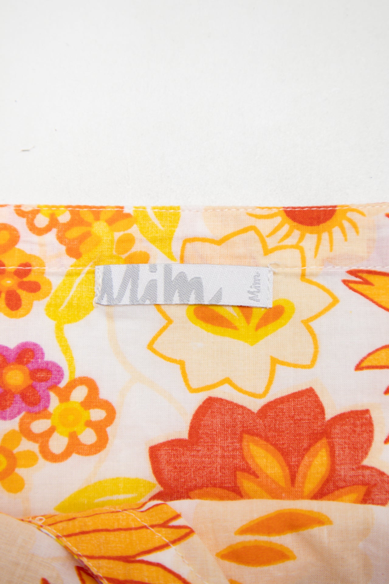 Mim Halter Top Orange | c. 167 | Size 8