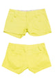 #152 Ticket Shorts Yellow | c. 207 | Size 8