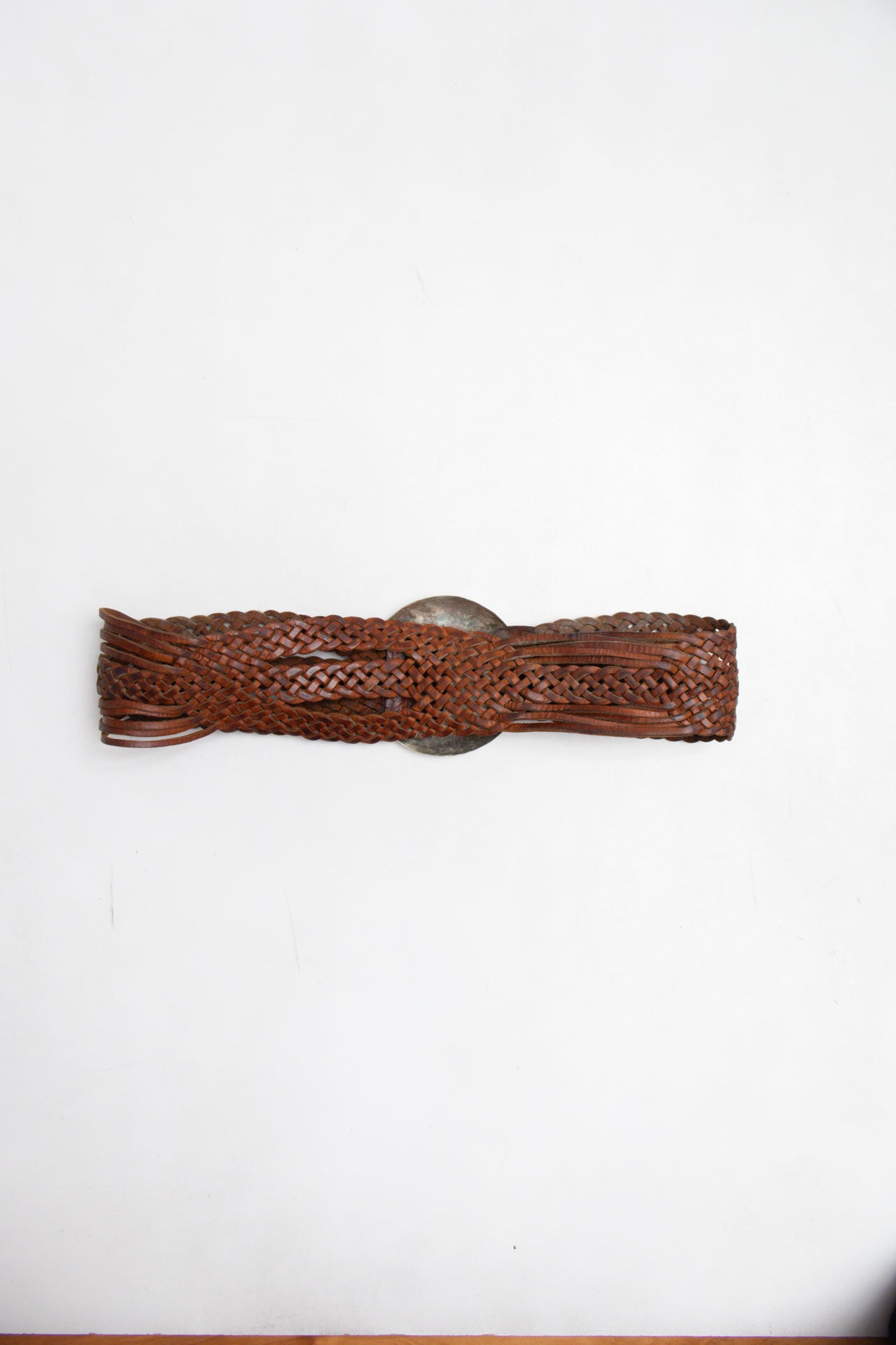 #94 Leather Woven Chucky Belt | Collection 143 | 88-113cm