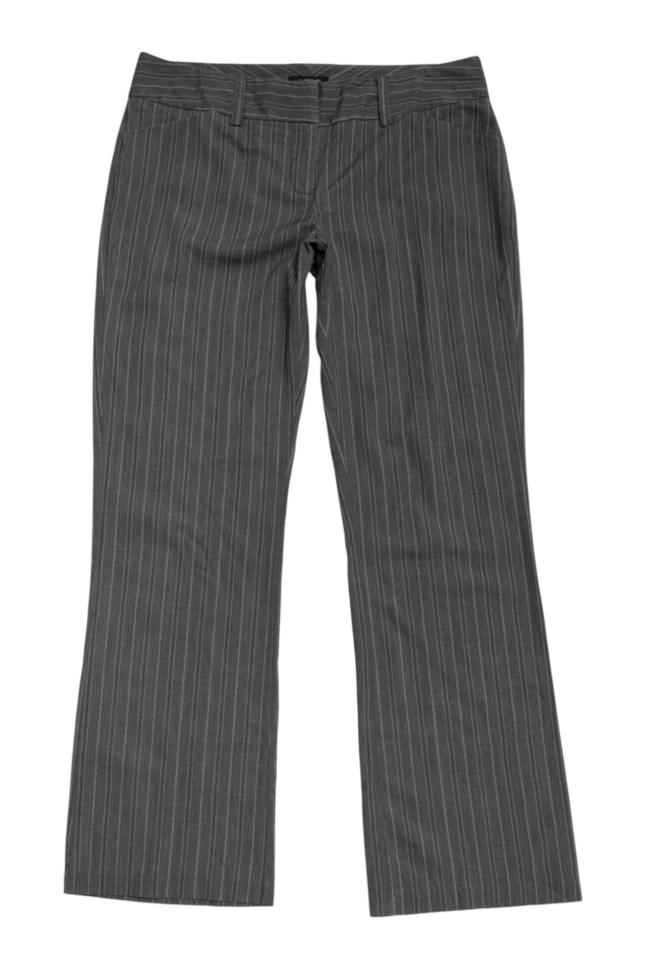 #204 My Michelle grey pinstripe pants | c. 158 | size 12