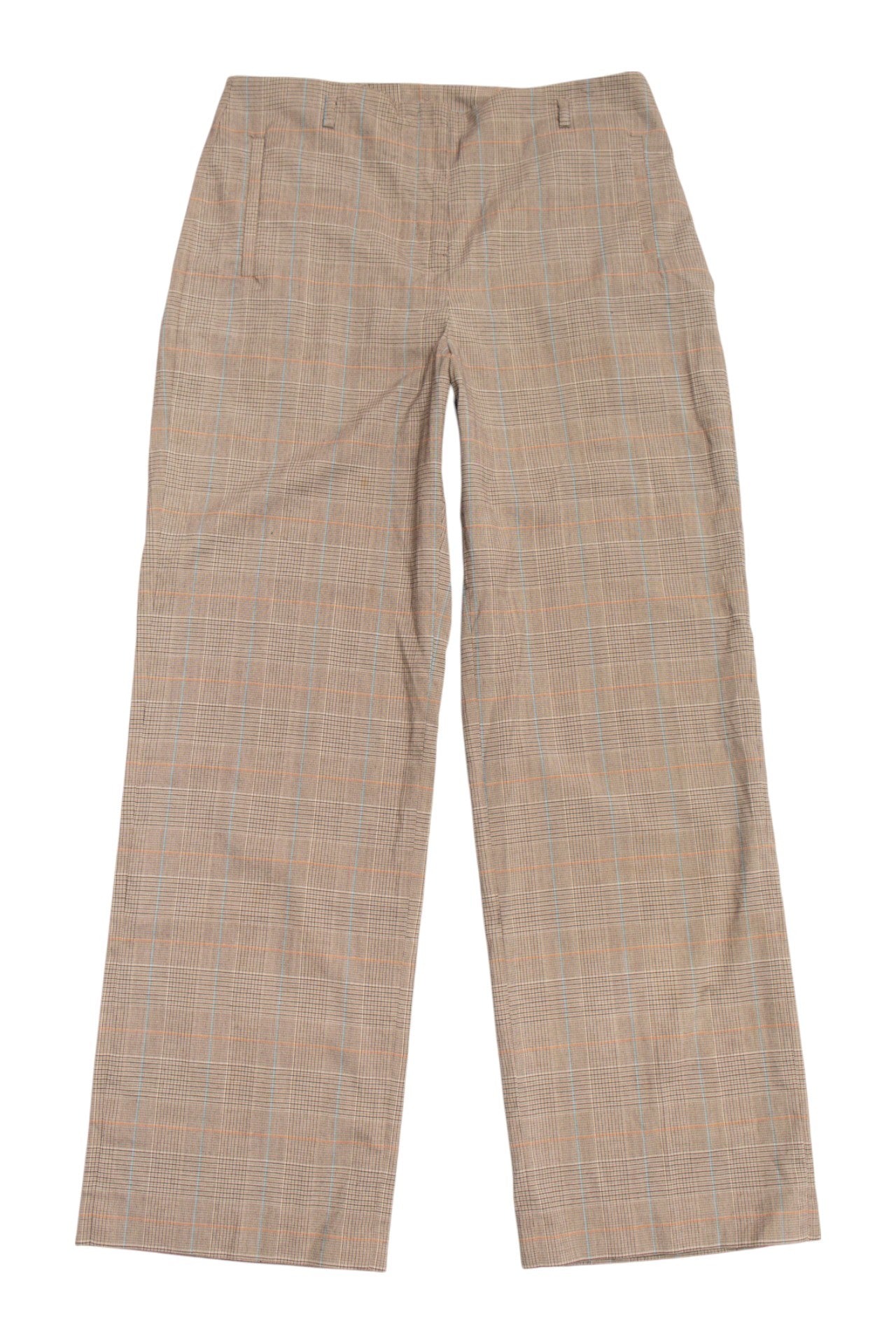 #206 JW plaid brown pants | c. 158 | size 12