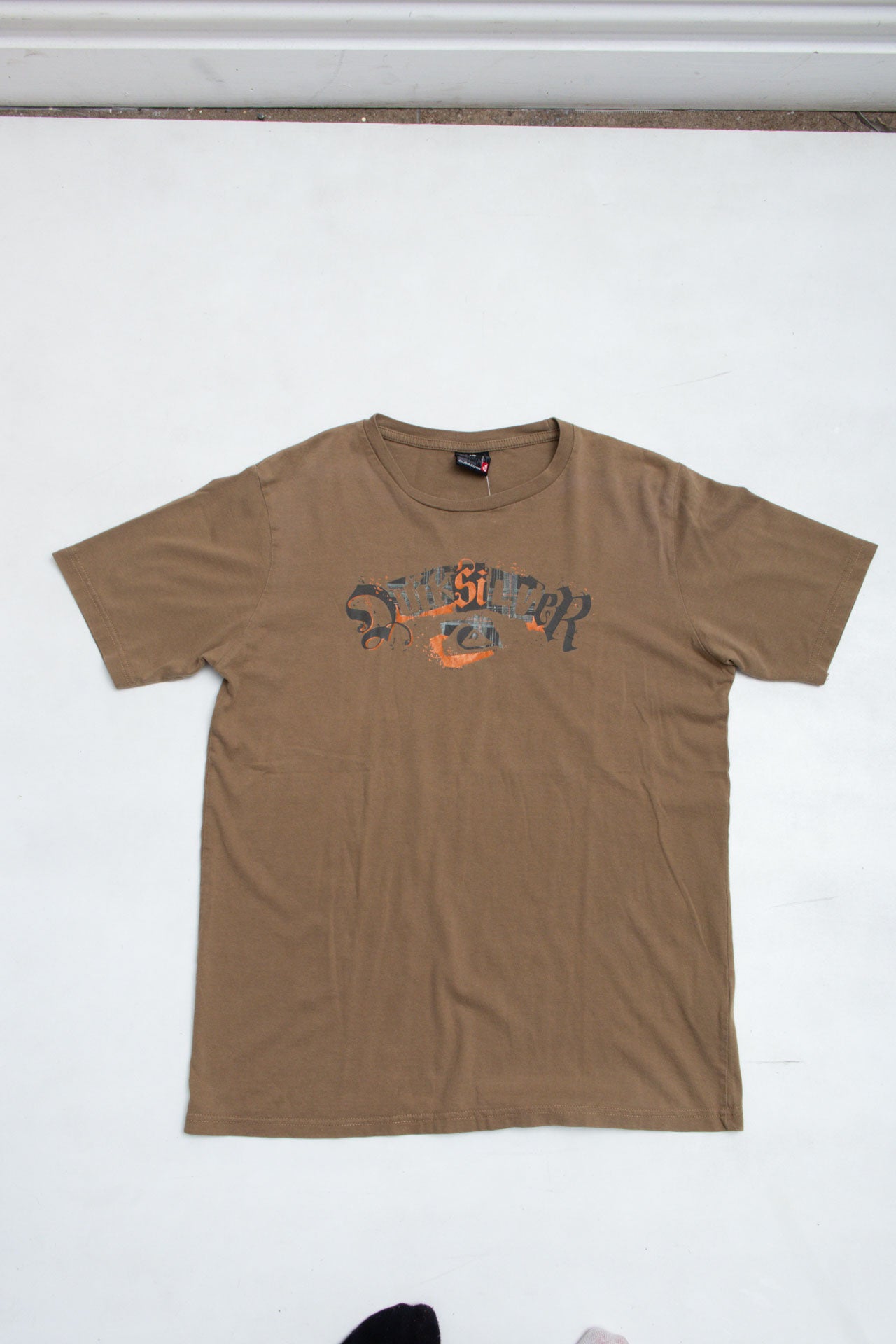 #21 Quicksilver Brown Tee | Skater Girl | Size 12/14