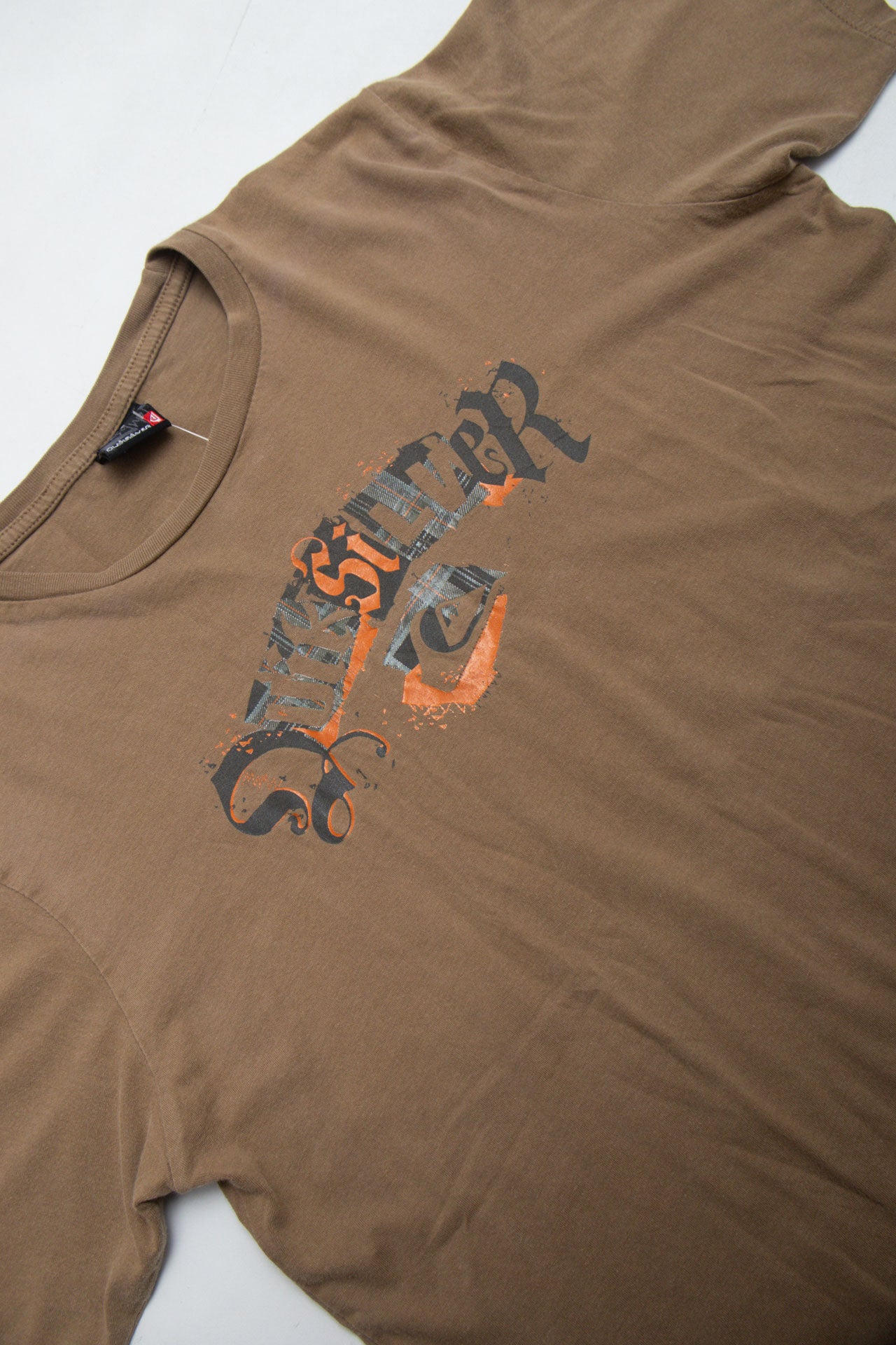 #21 Quicksilver Brown Tee | Skater Girl | Size 12/14