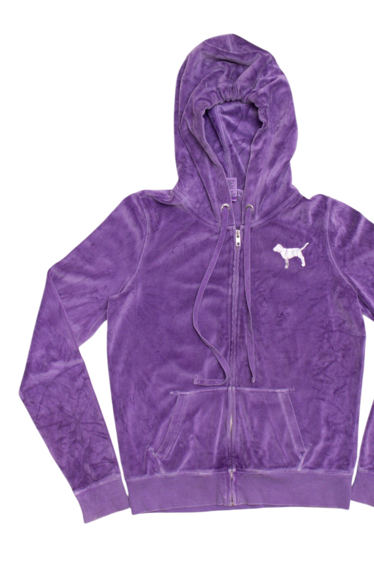 #92 Y2K Victoria's Secret PINK velour hoodie | Size 12 | C. 152