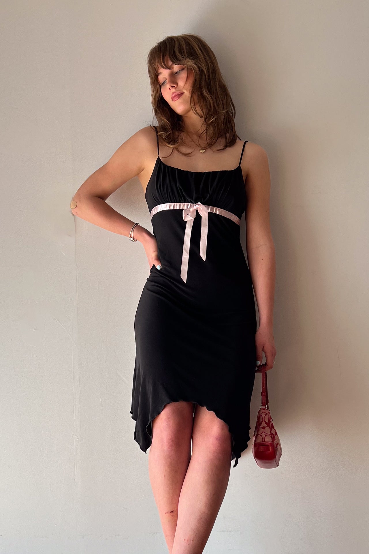 #240 Taboo pink ribbon summer dress | c. 162 | size 8