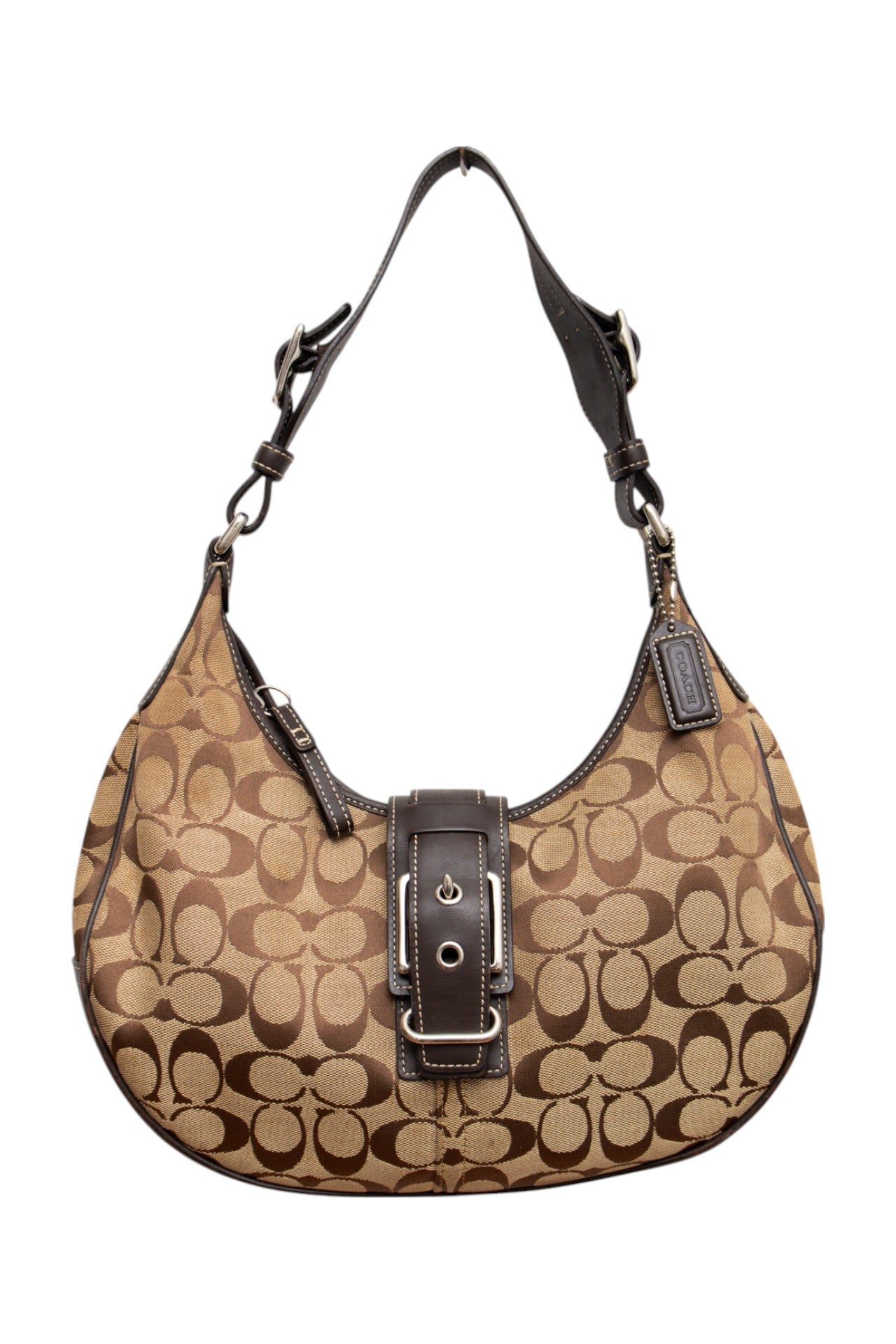 #242 Coach chocolate brown hobo bag | c. 158