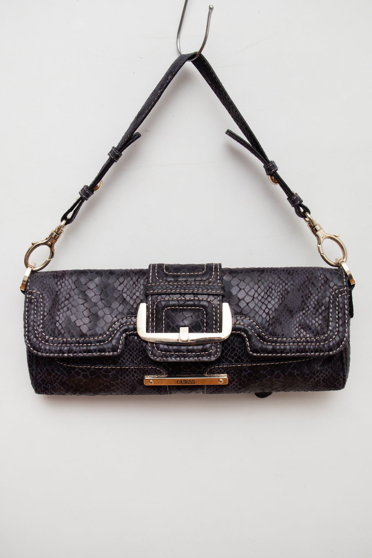 #246 Guess snake print strapped clutch | c. 158