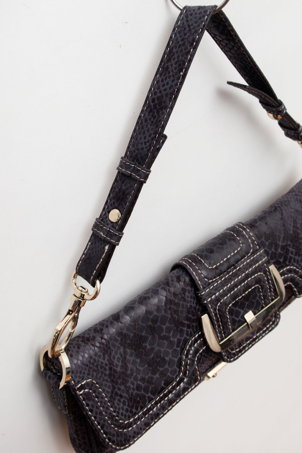 #246 Guess snake print strapped clutch | c. 158