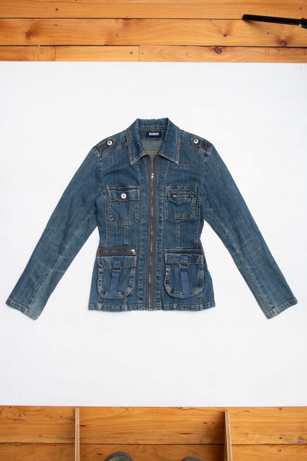 #99 Bongo Denim cargo jacket | Size 8| C. 152
