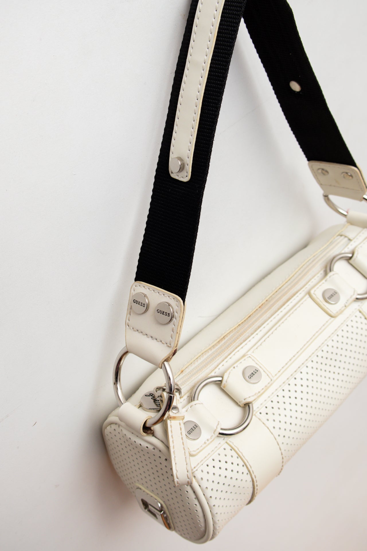#248 Guess Y2K vegan leather cylinder bag | c. 158