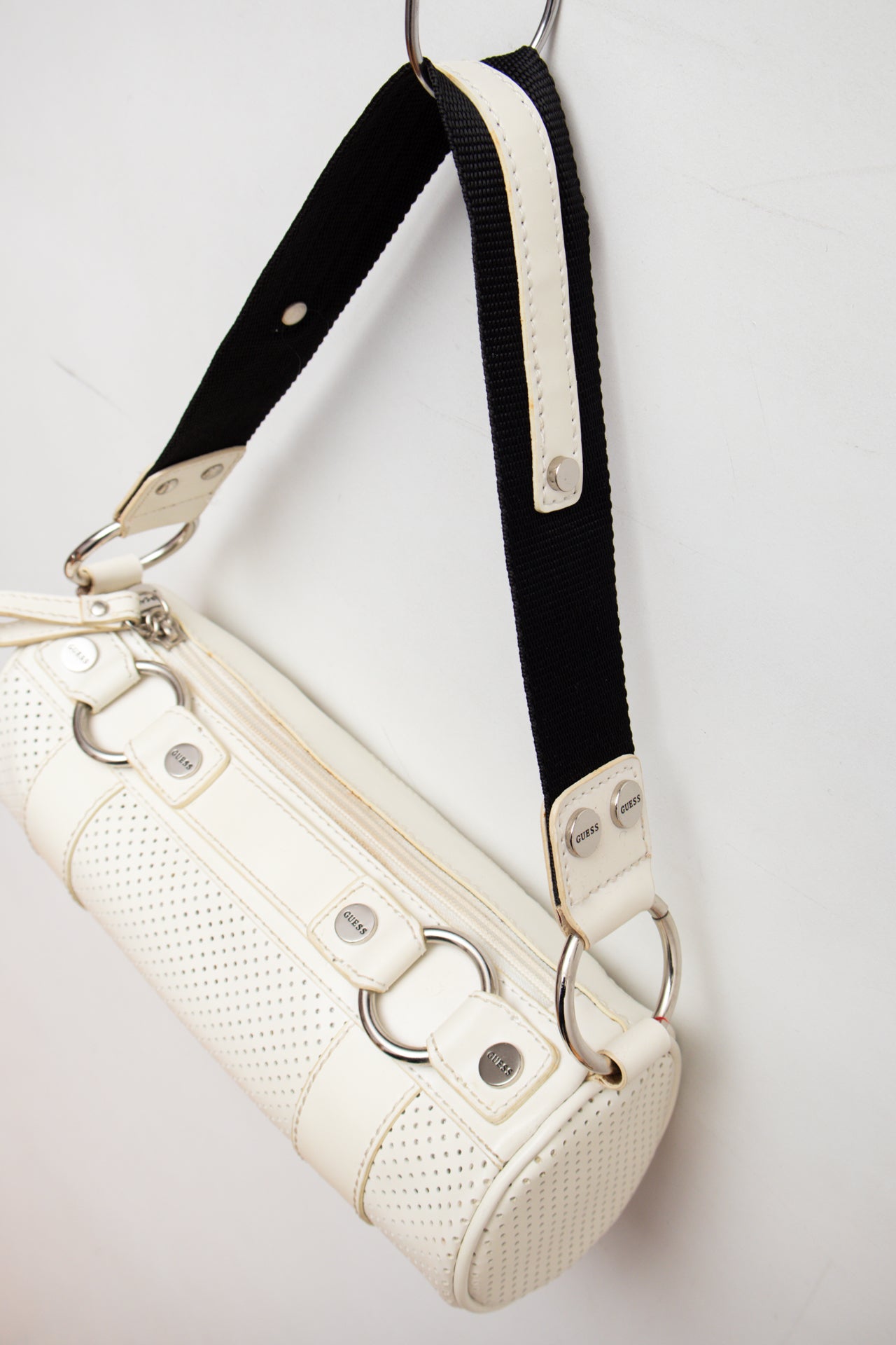 #248 Guess Y2K vegan leather cylinder bag | c. 158