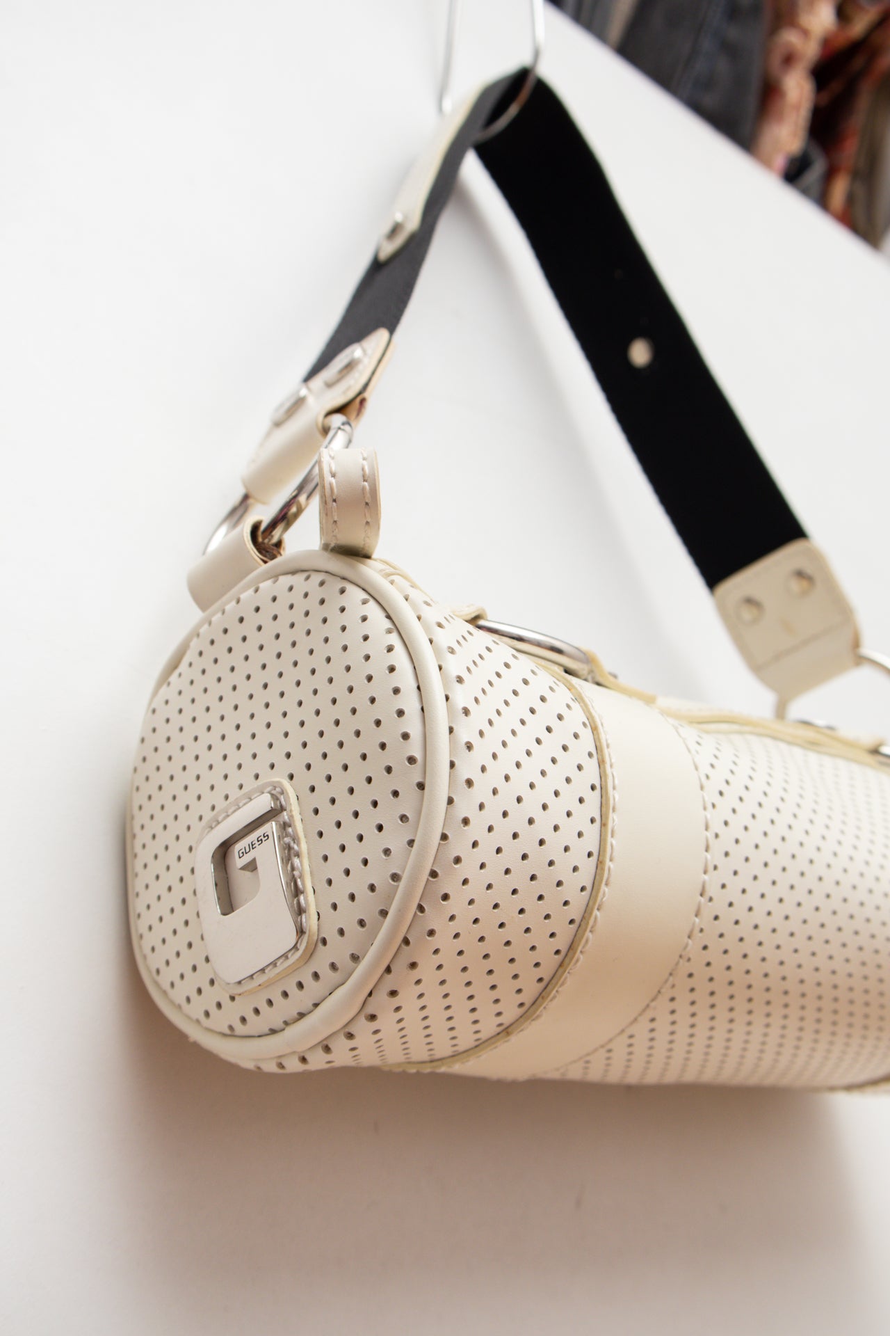 #248 Guess Y2K vegan leather cylinder bag | c. 158