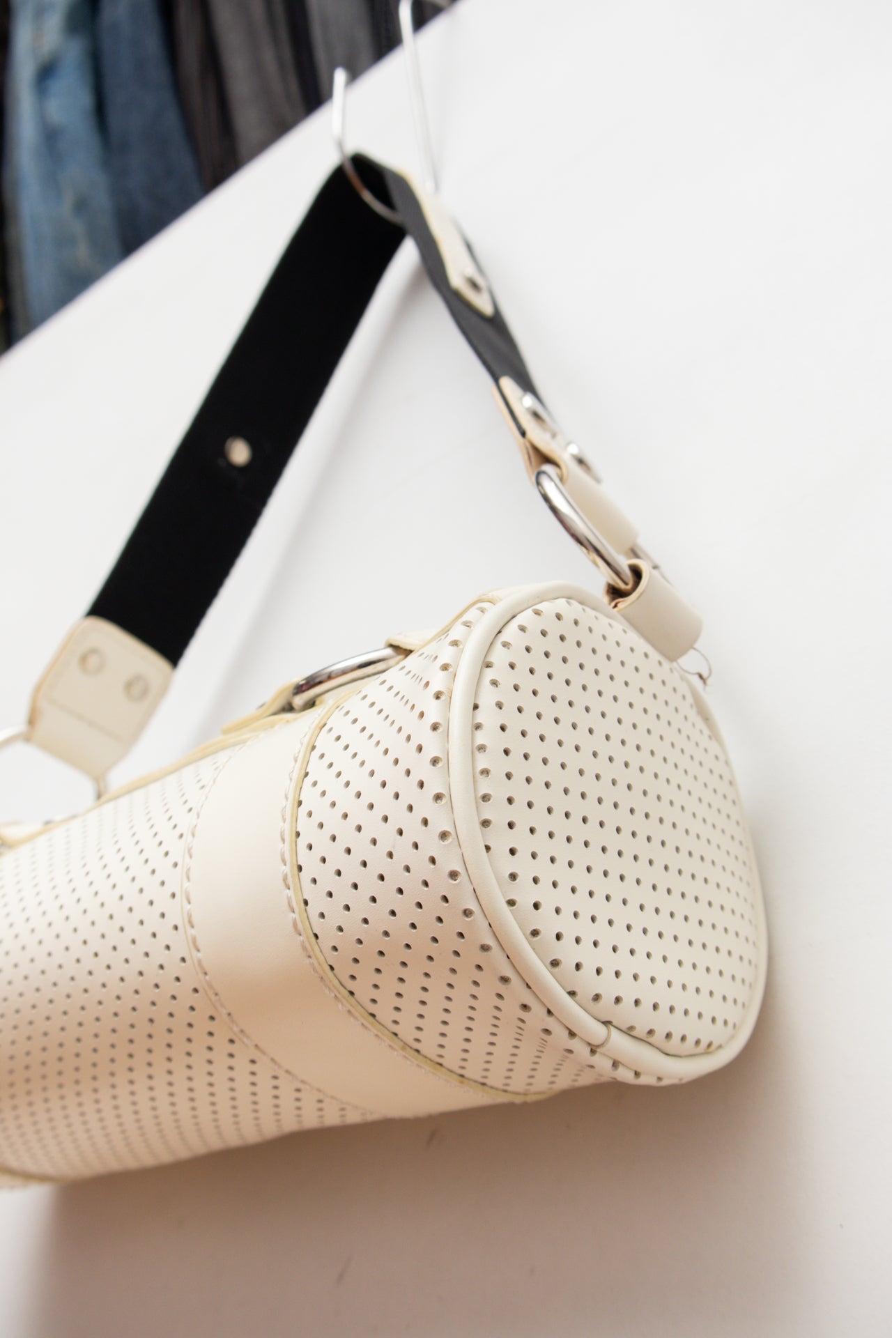 #248 Guess Y2K vegan leather cylinder bag | c. 158