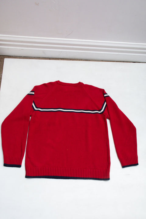 #60 Tommy Hilfiger Red Knit | Skater Girl | Size 14/16