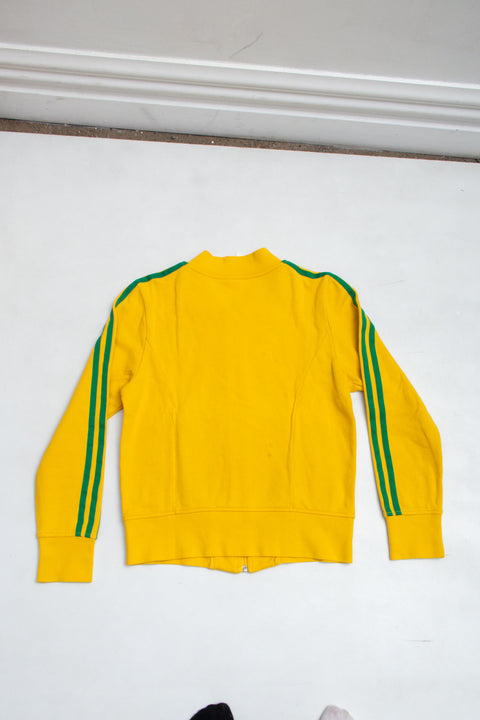 #63 Adidas Yellow Zip-Up | Skater Girl | Size 6/8