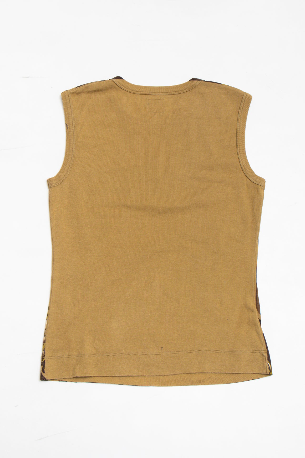 #226 Italian Miss Sixty brown graphic tank | c. 158 | size 10-12