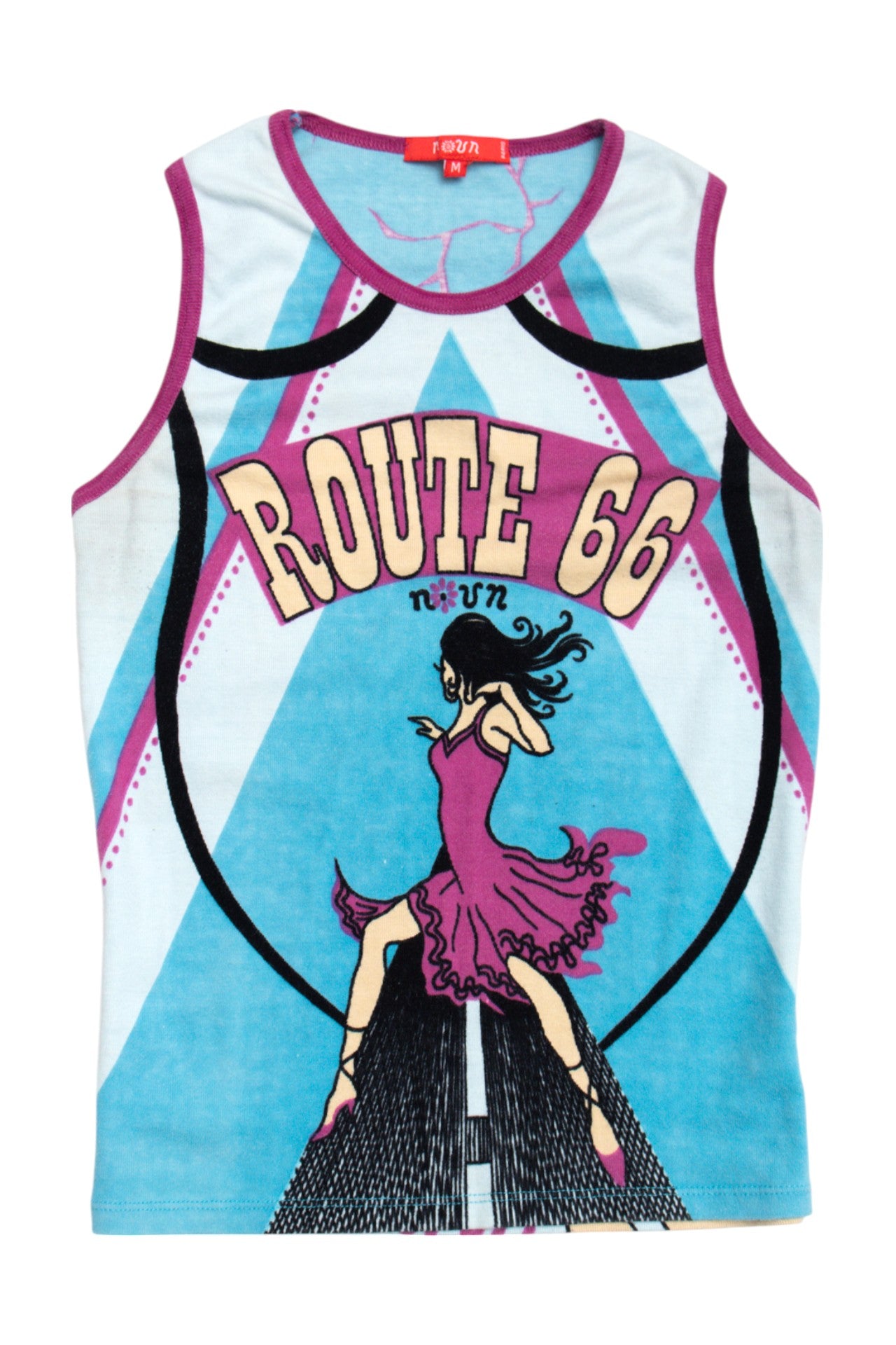 #228 Noun Paris route 66 graphic tank | c. 158 | size 8/10