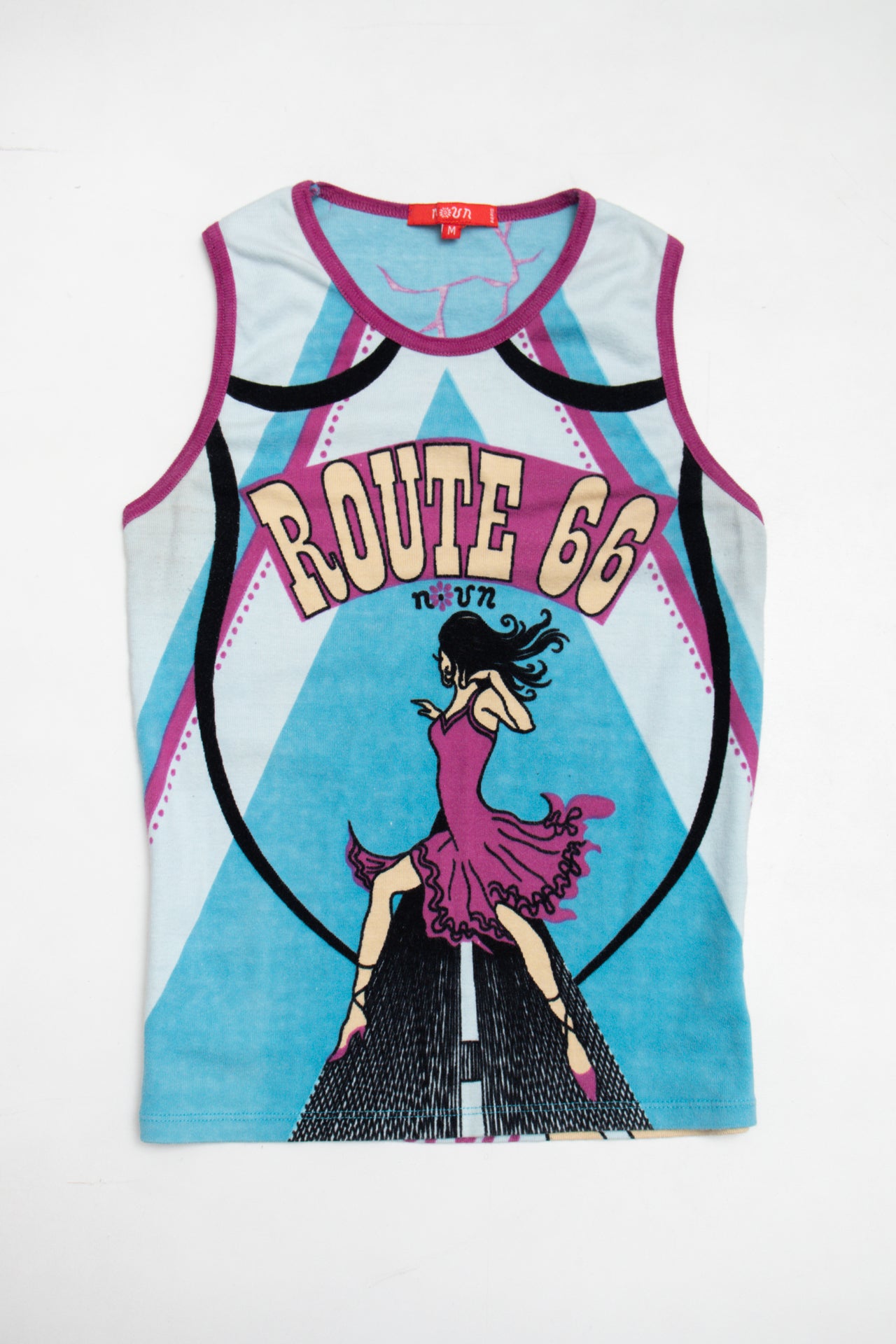 #228 Noun Paris route 66 graphic tank | c. 158 | size 8/10