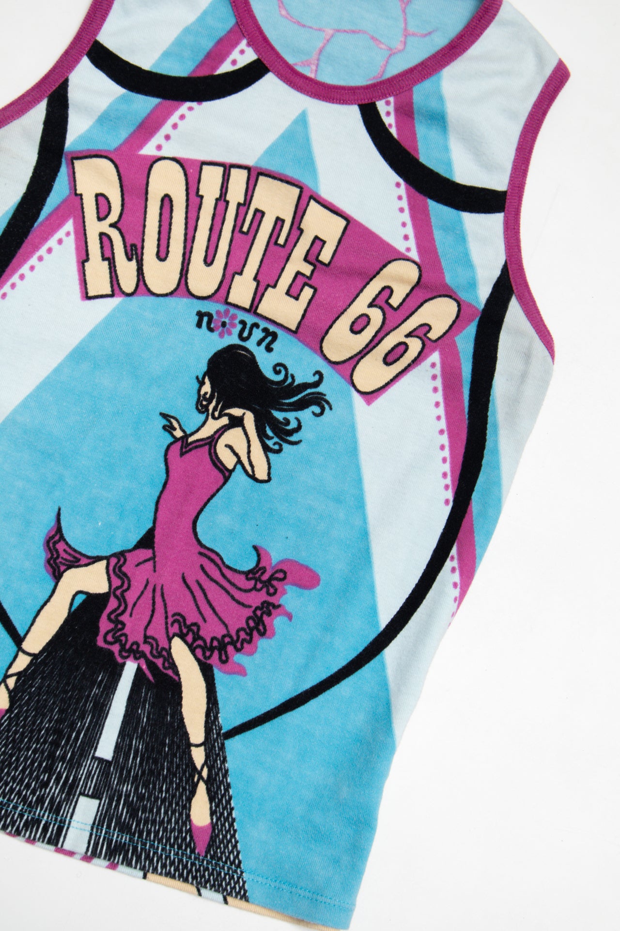 #228 Noun Paris route 66 graphic tank | c. 158 | size 8/10