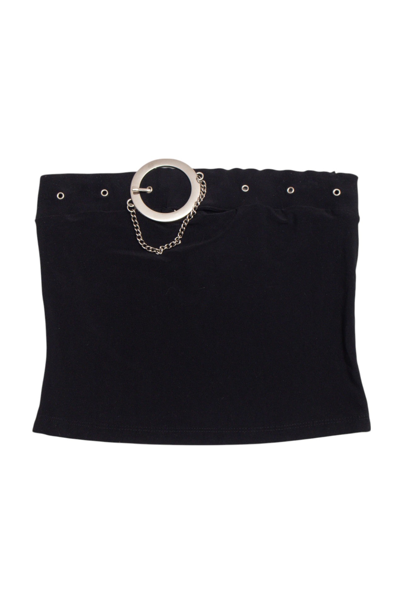 #230 U.S.A. Three One belt buckle detail strapless top | c. 158 | size 8