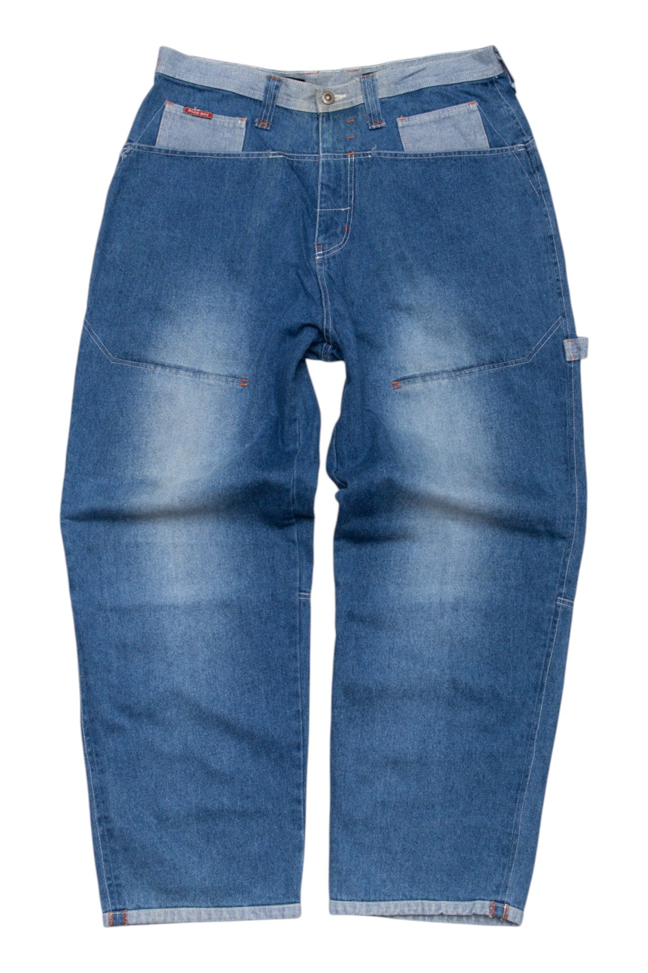#115 Blue Boy baggy carpenter jeans | Size 14 | C. 152