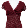 #52 Ricki's Top Red | c. 198 | Size 10