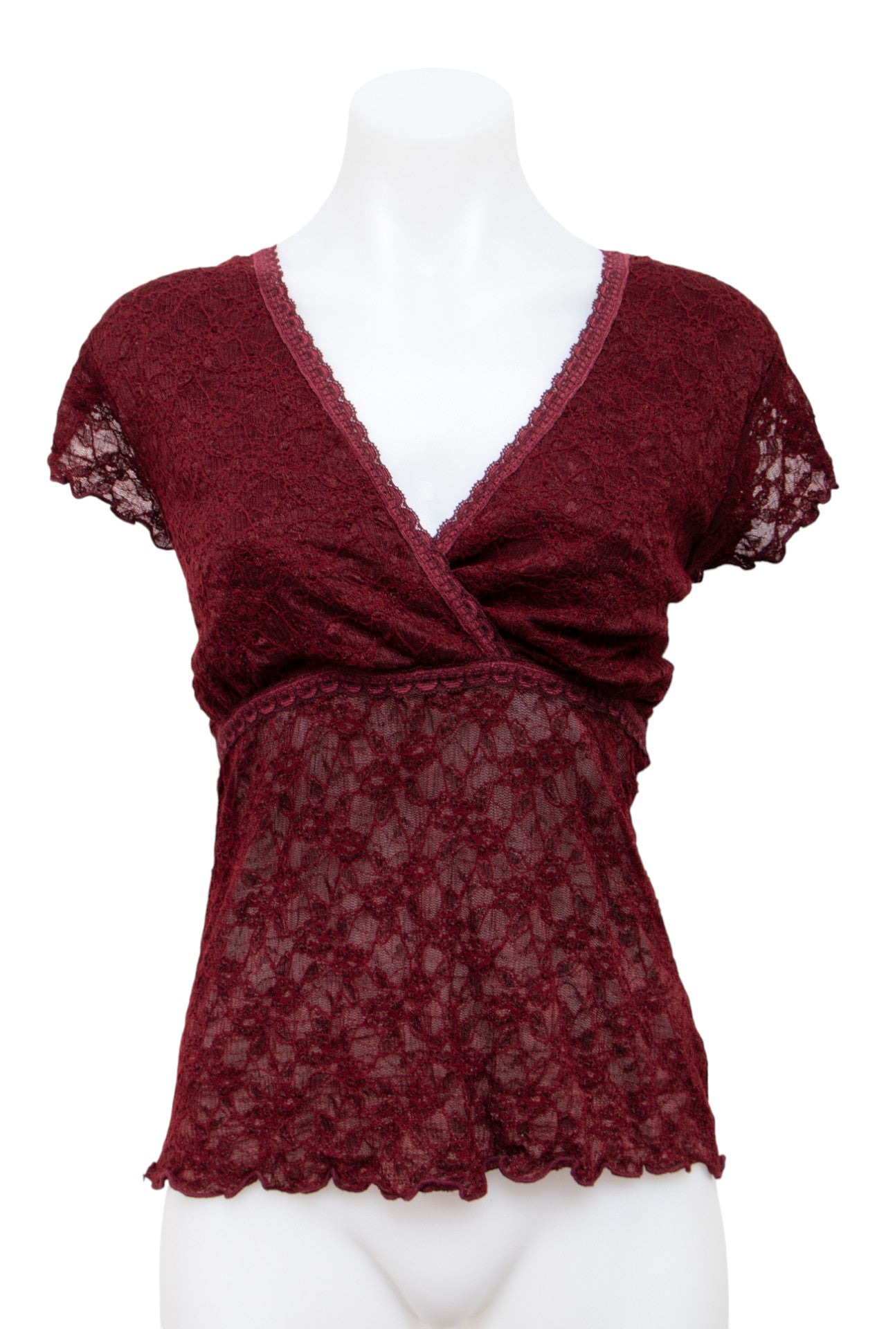 #52 Ricki's Top Red | c. 198 | Size 10