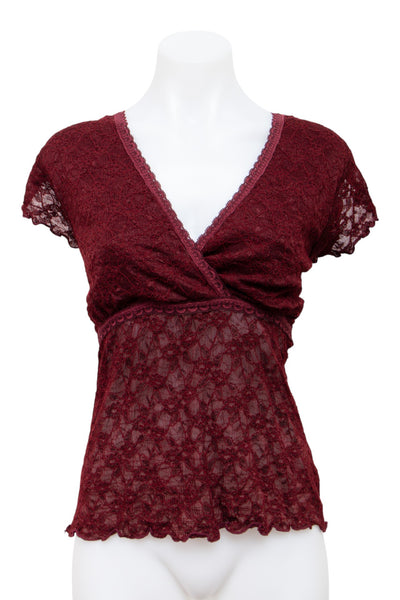 #52 Ricki's Top Red | c. 198 | Size 10