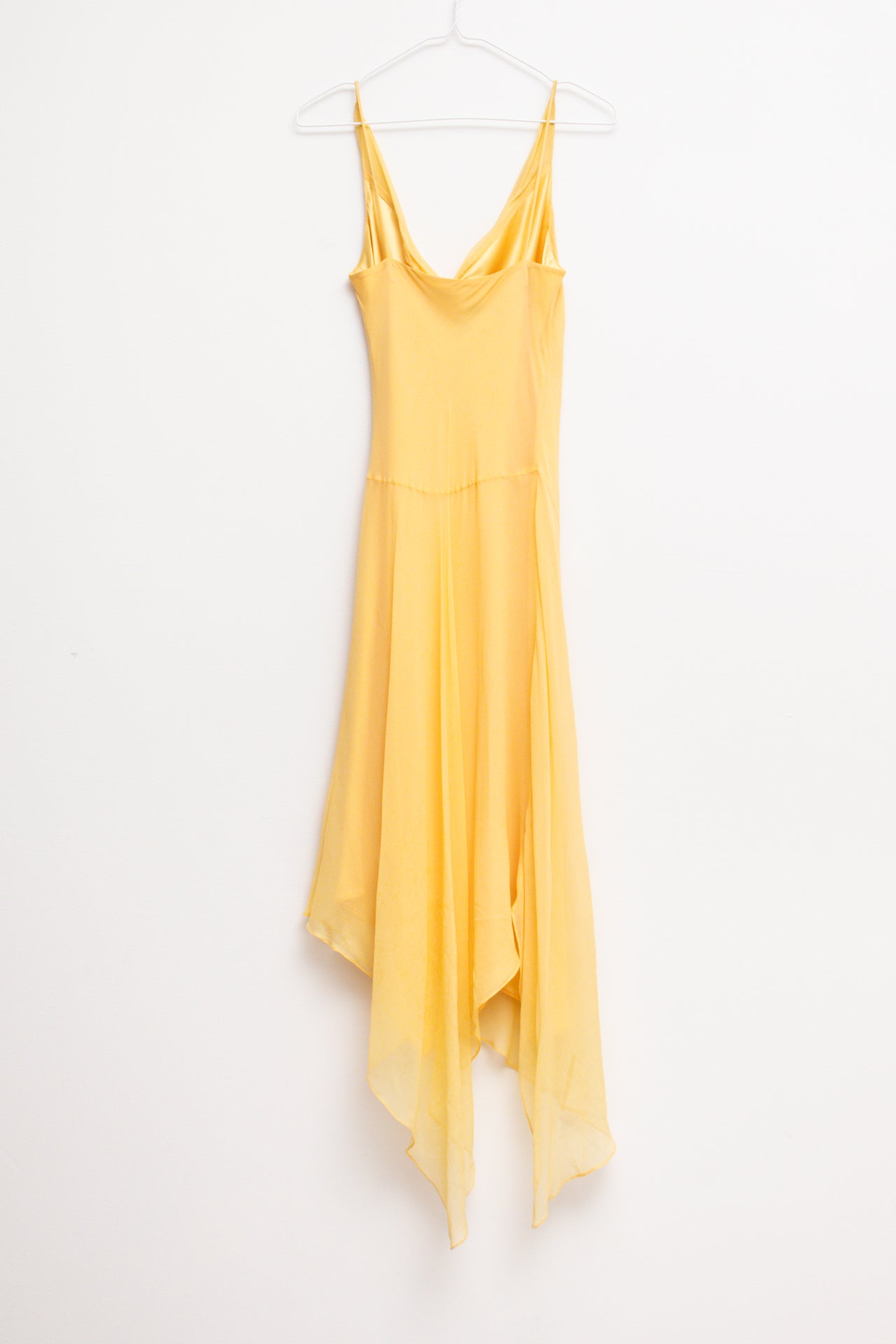#118 Laundry tangerine silk sheer maxi | Size 8| C. 152