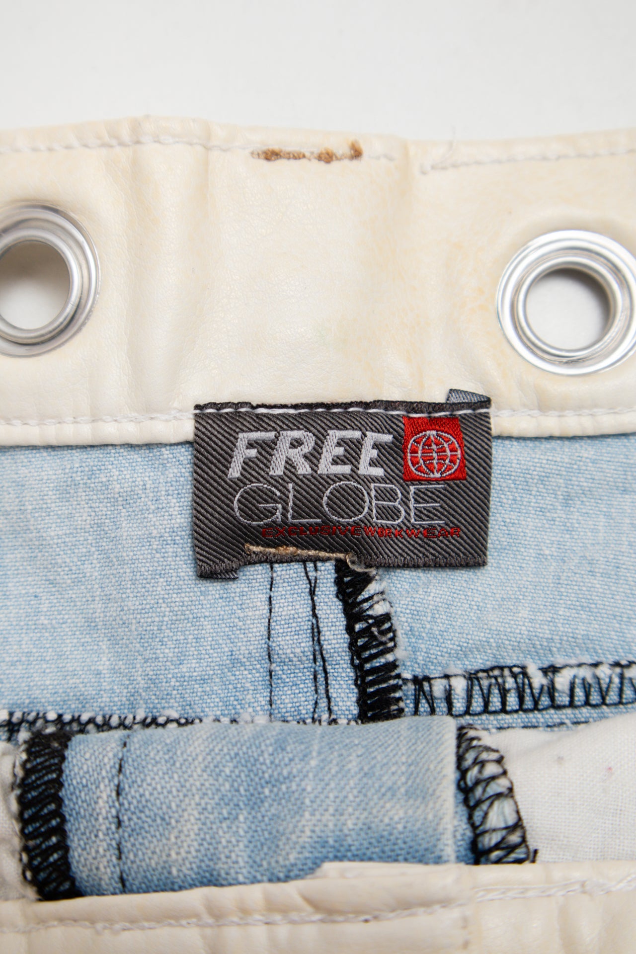 #275 Free Globe semi mini denim skirt | c. 158 | size 8