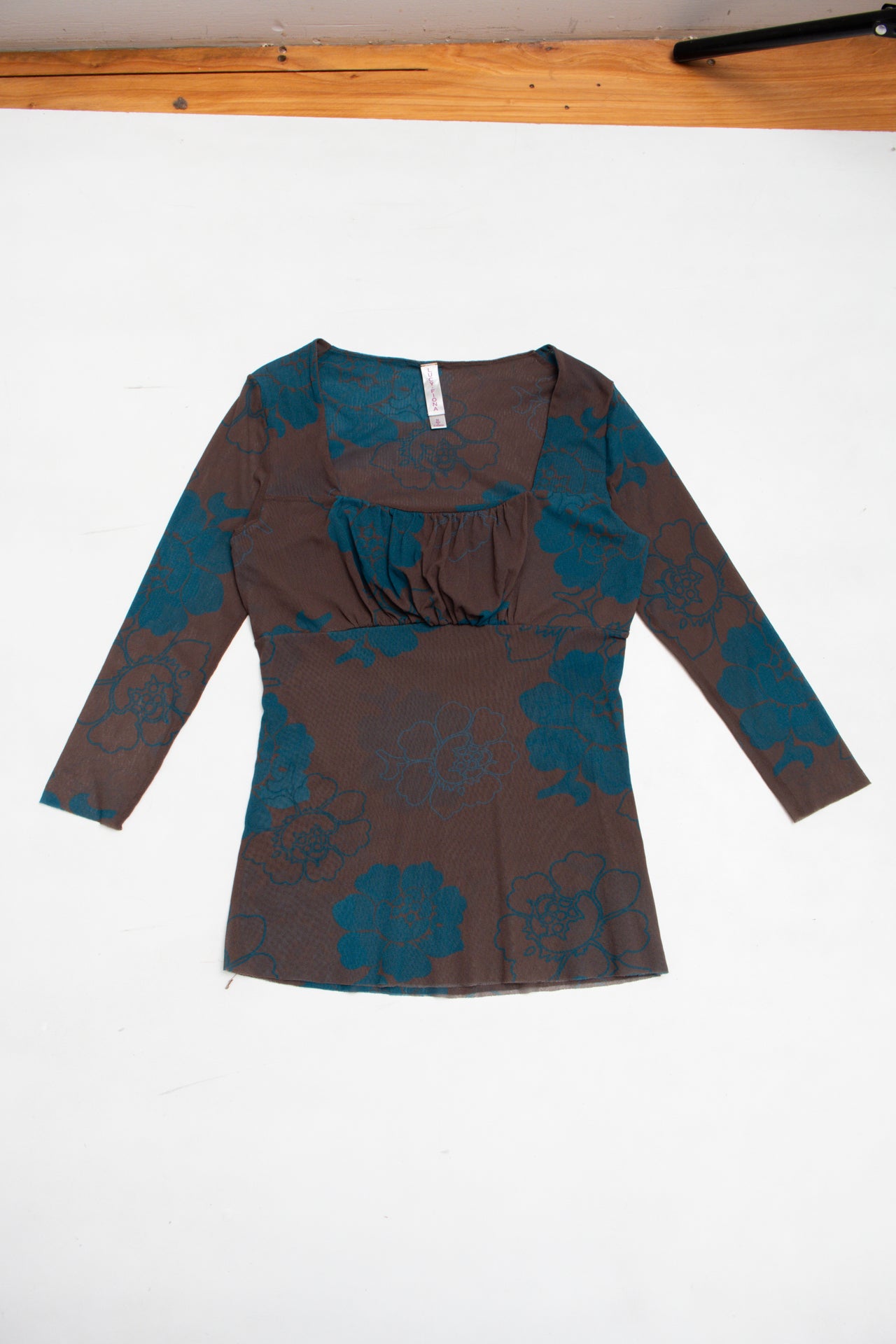 #06 Lucy + Fiona mesh floral top | c. 159 | size 10