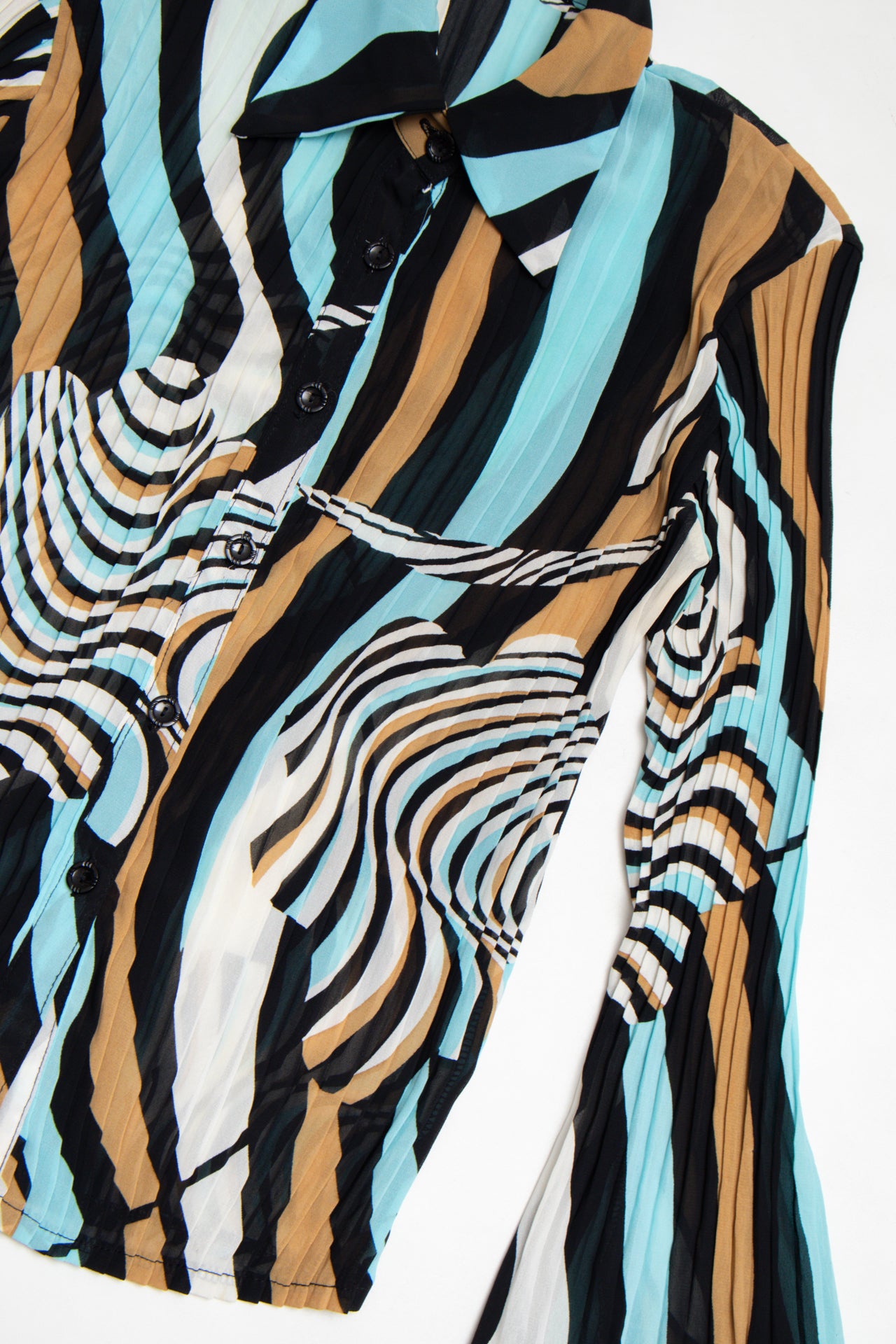 #09 Ghajar Ghajar psychedelic print shirt | c. 159 | size 10