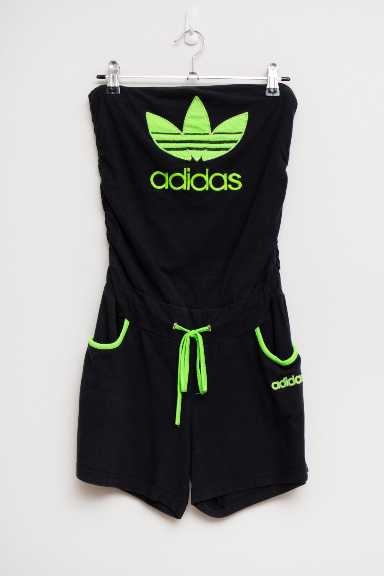#141 Adidas cotton embroidered romper | Size 8 | C. 152