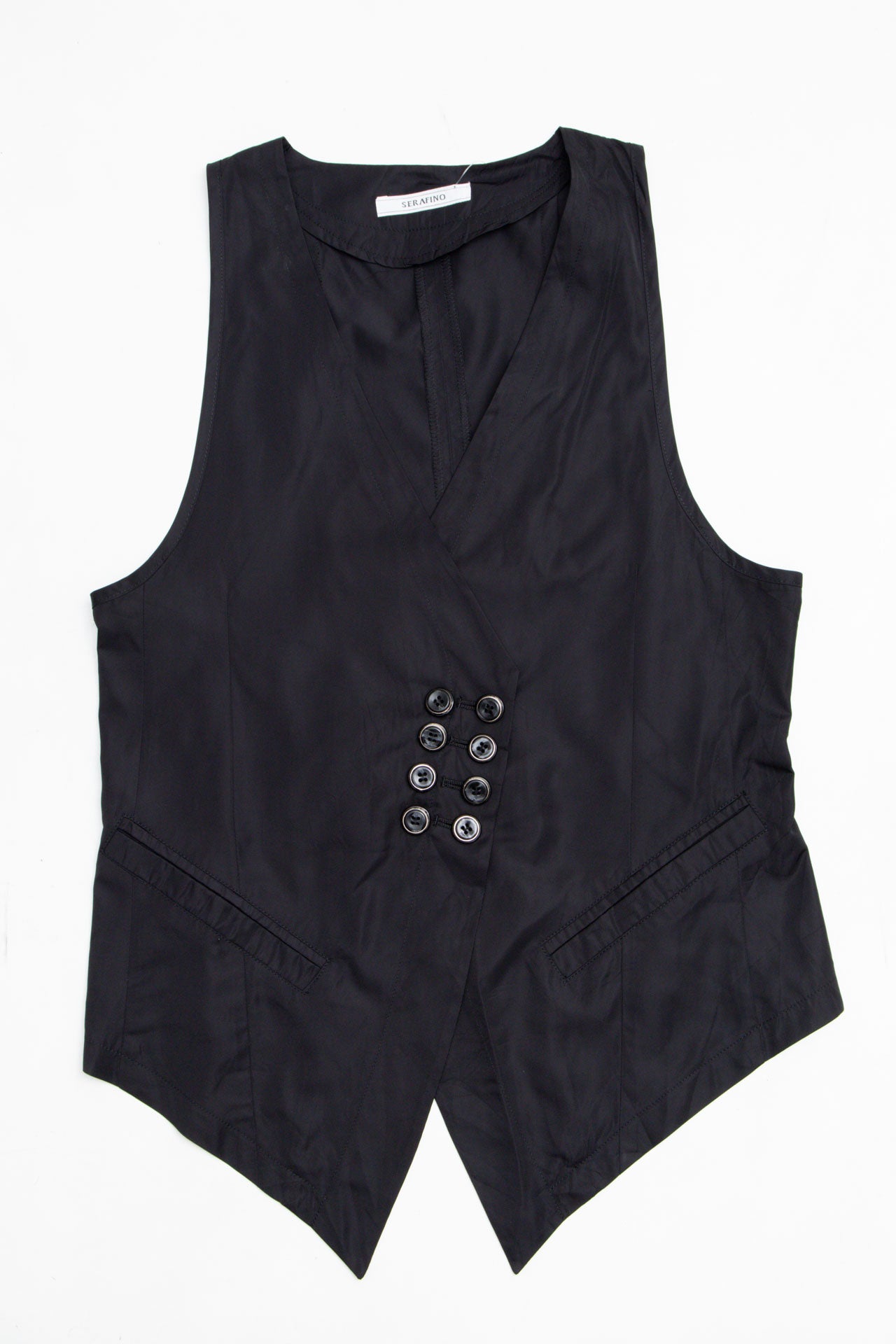 #53 Serafino Black Vest | Manoit's Picks | Size 10