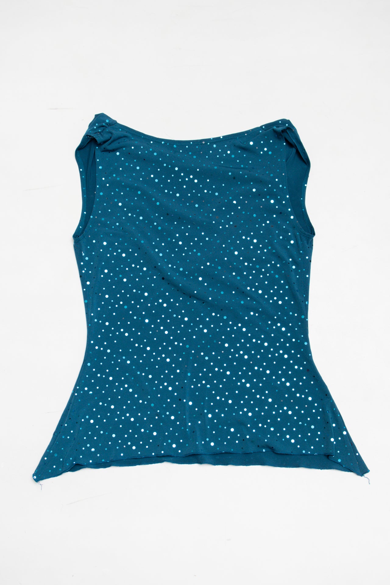 #13 Weather Vane shiny cow neck top | c. 159 | size 10