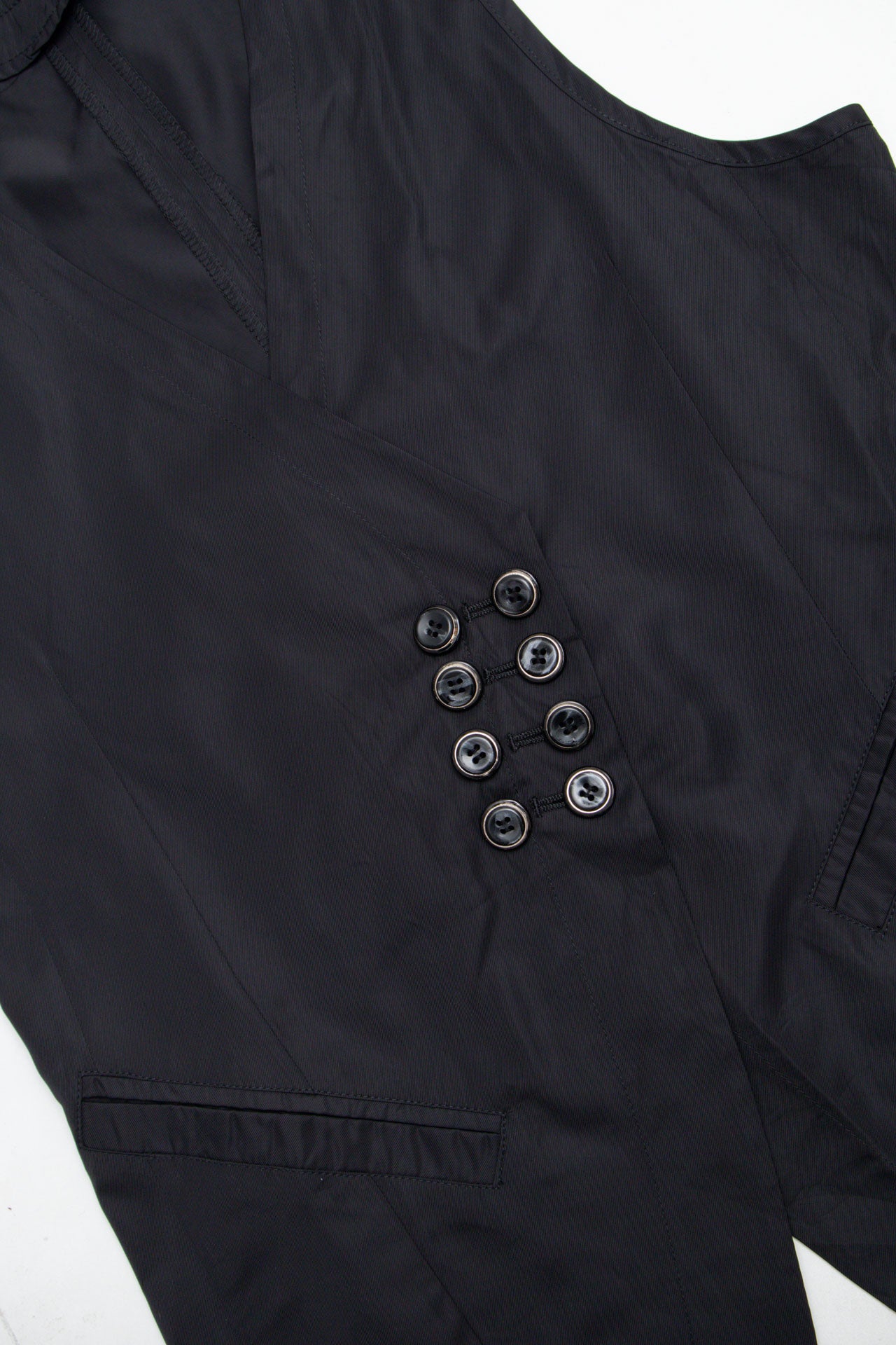 #53 Serafino Black Vest | Manoit's Picks | Size 10