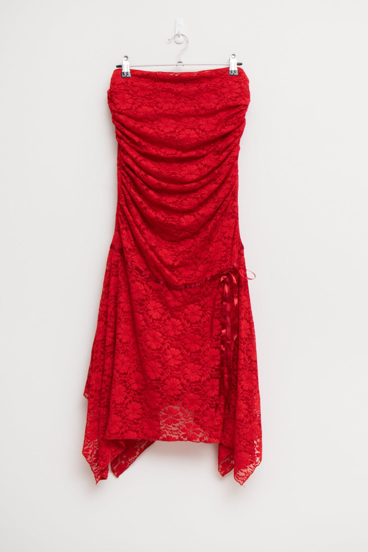 #142 USA lace strapless midi | Size 12 | C. 152