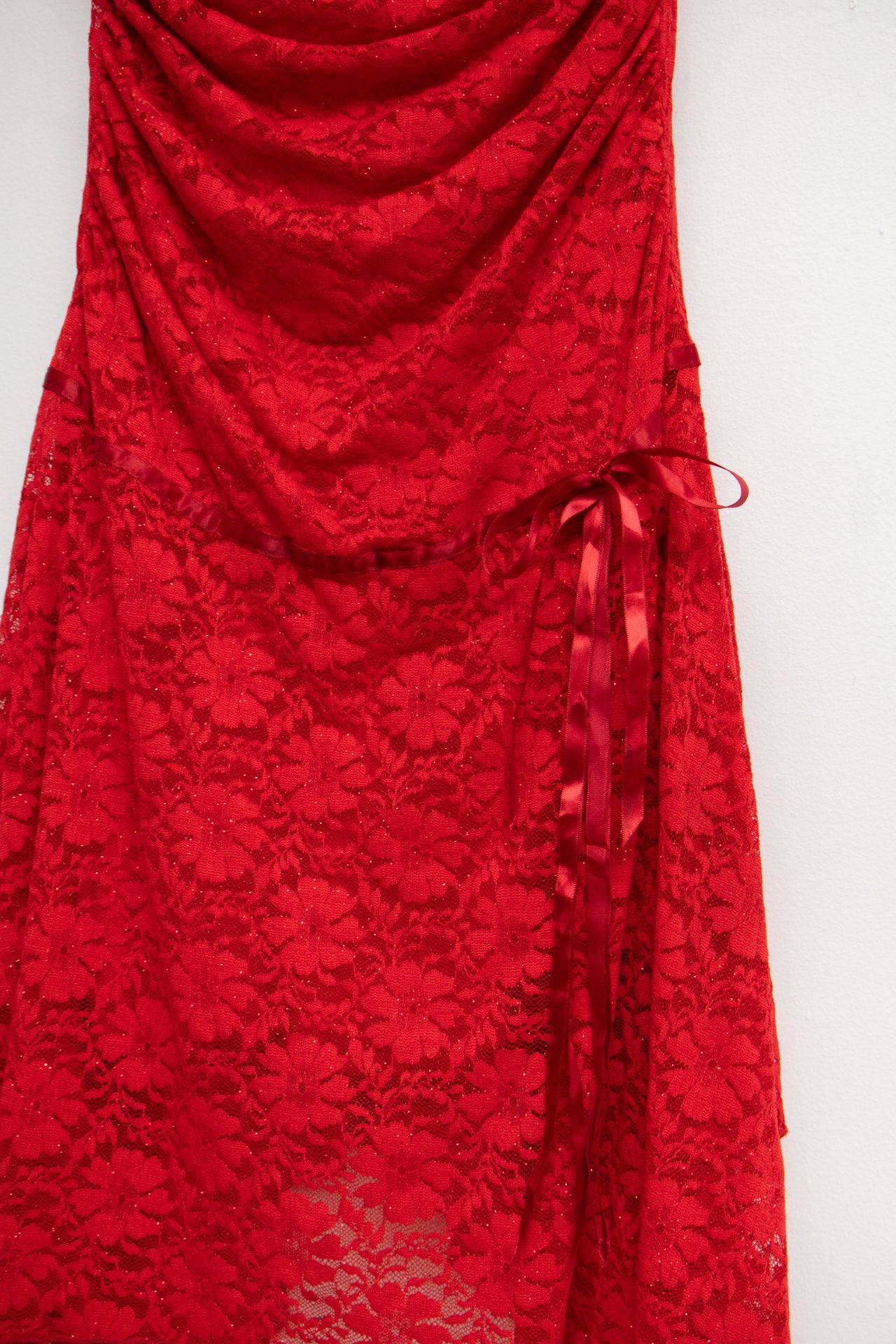 #142 USA lace strapless midi | Size 12 | C. 152
