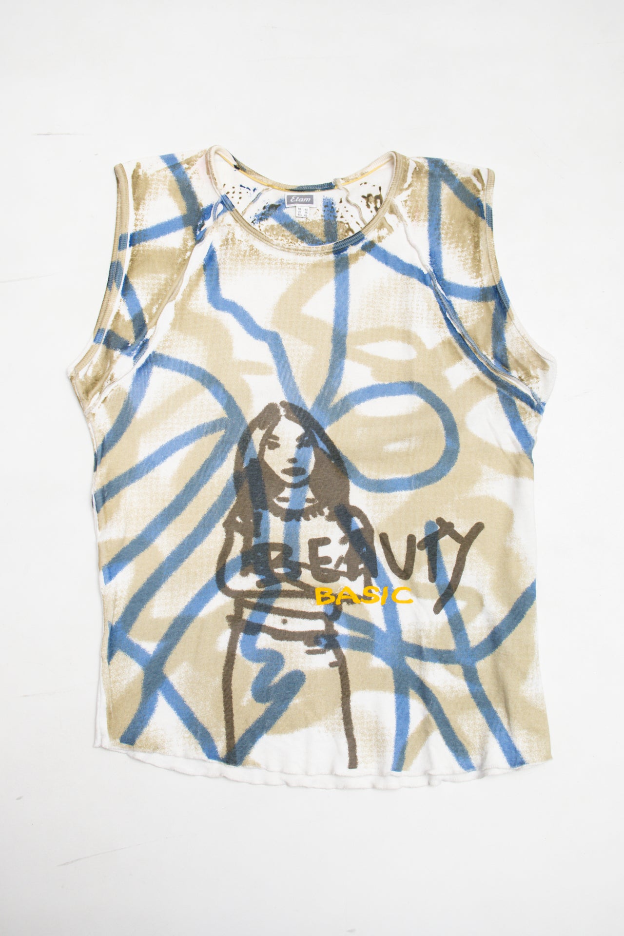 #15 Etam beauty basic graphic tank | c. 159 | size 14