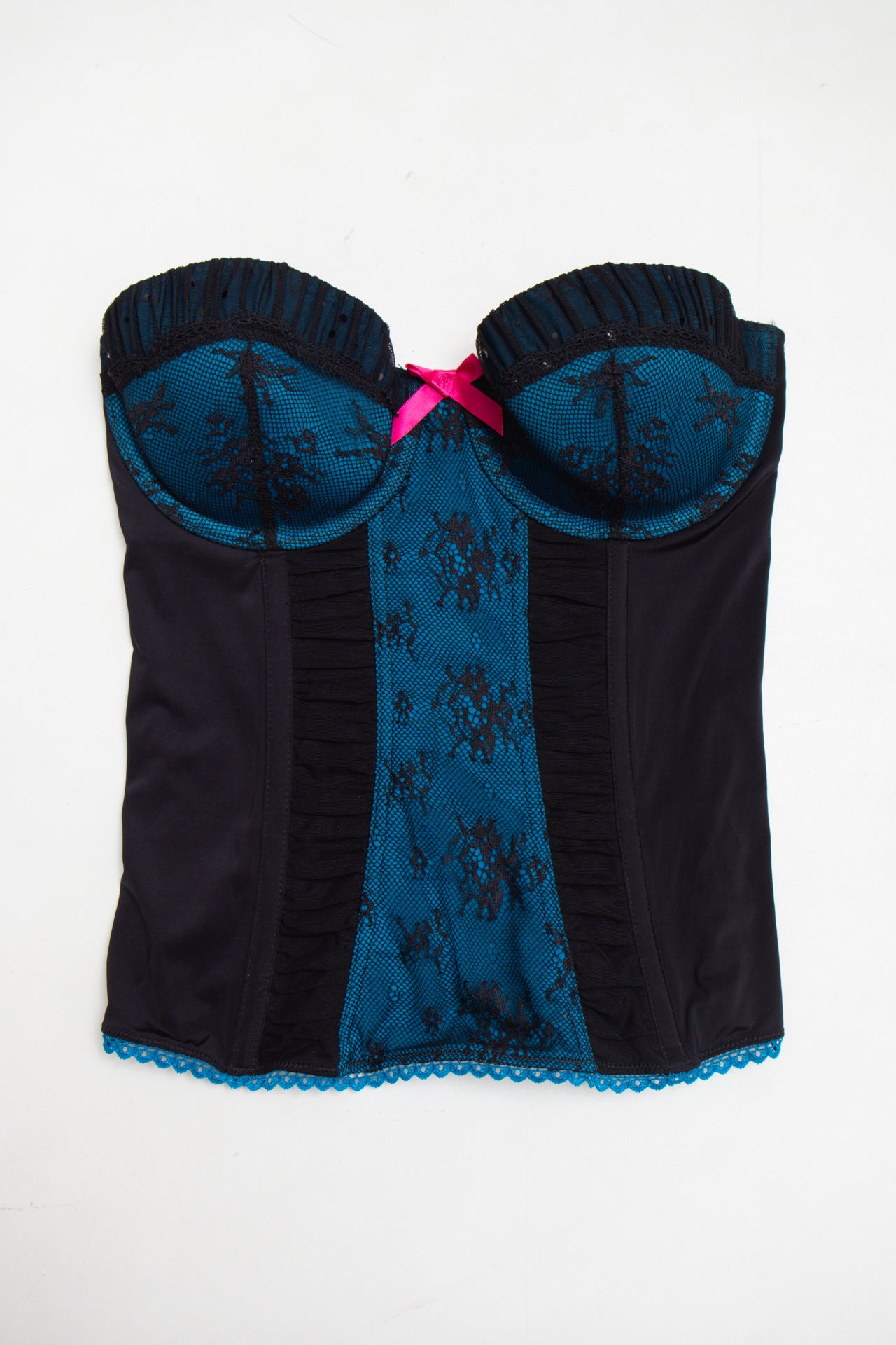 #22 La Senza blue/black corset | c. 159 | size 4/6
