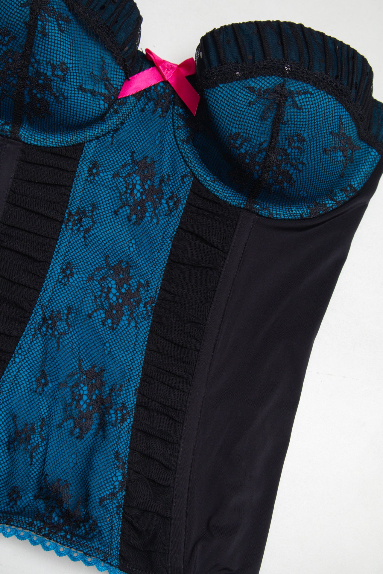 #22 La Senza blue/black corset | c. 159 | size 4/6