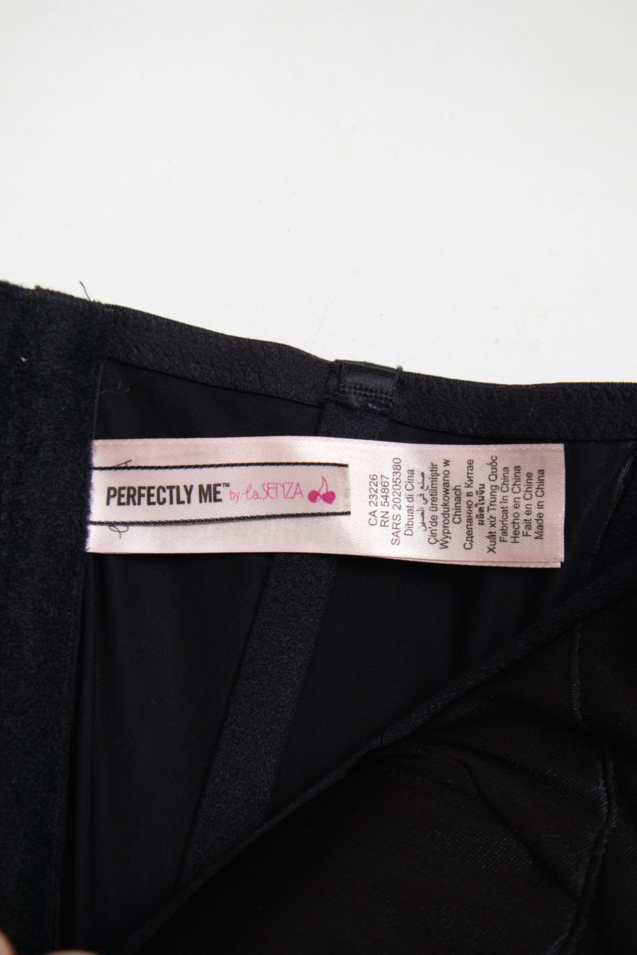 #22 La Senza blue/black corset | c. 159 | size 4/6