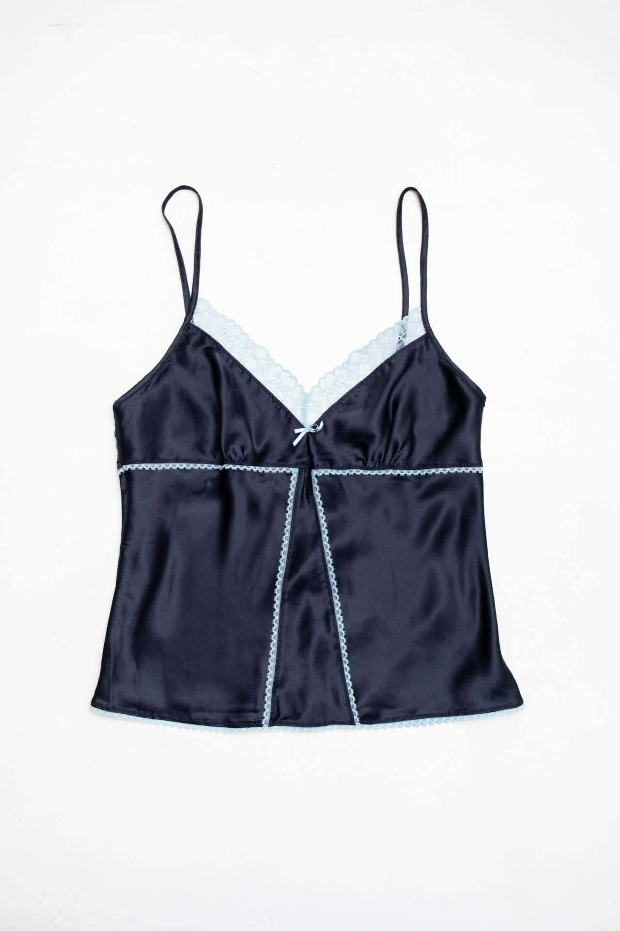 #151 Victoria's Secret Angels satin cami w lace trim | Size 6 | C. 152