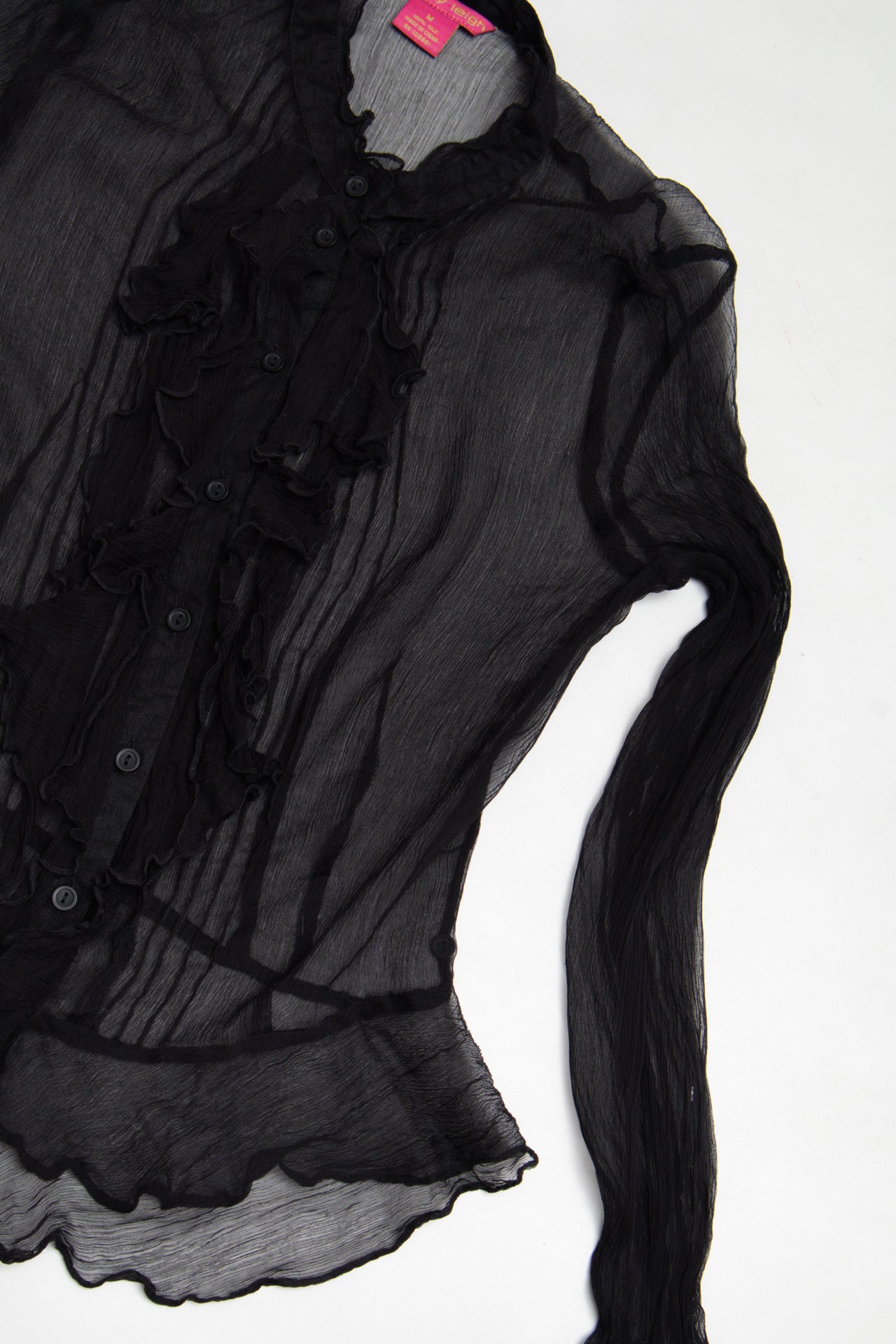 #36 Sunny Leigh silk sheer blouse | c. 159 | size 8/10